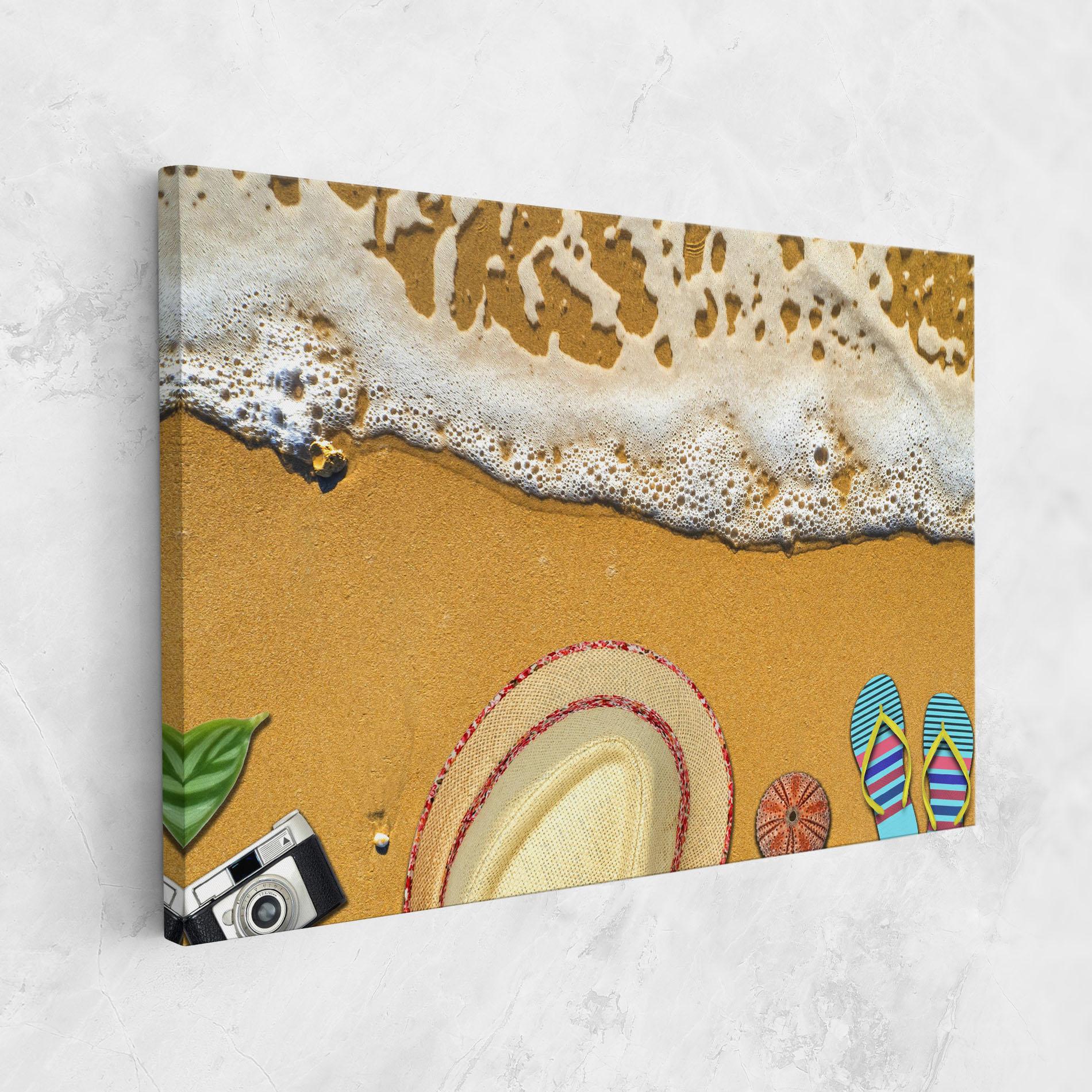 Картина на платно Beach Accessories mockup 1