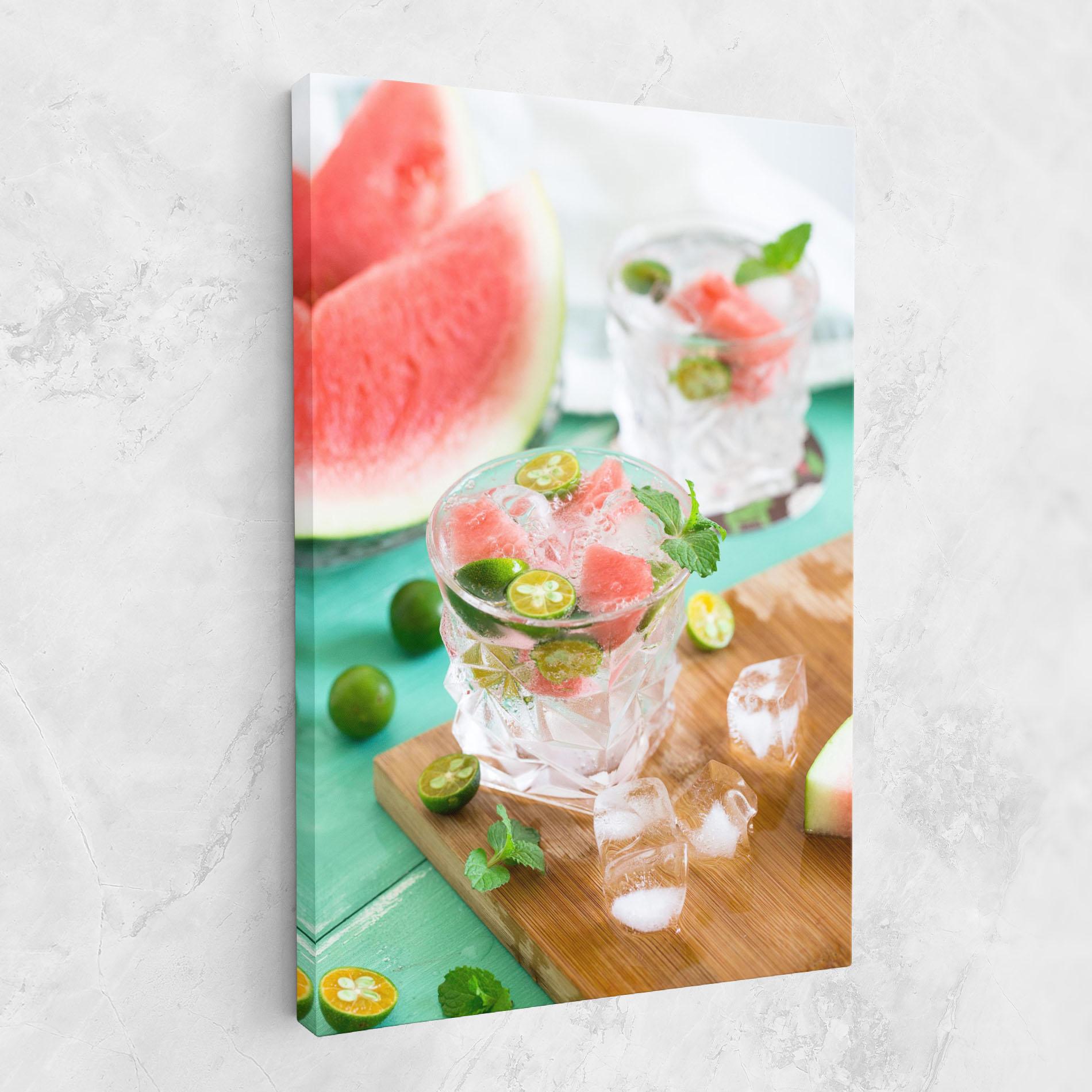 Картина на платно Summer Drink mockup 1