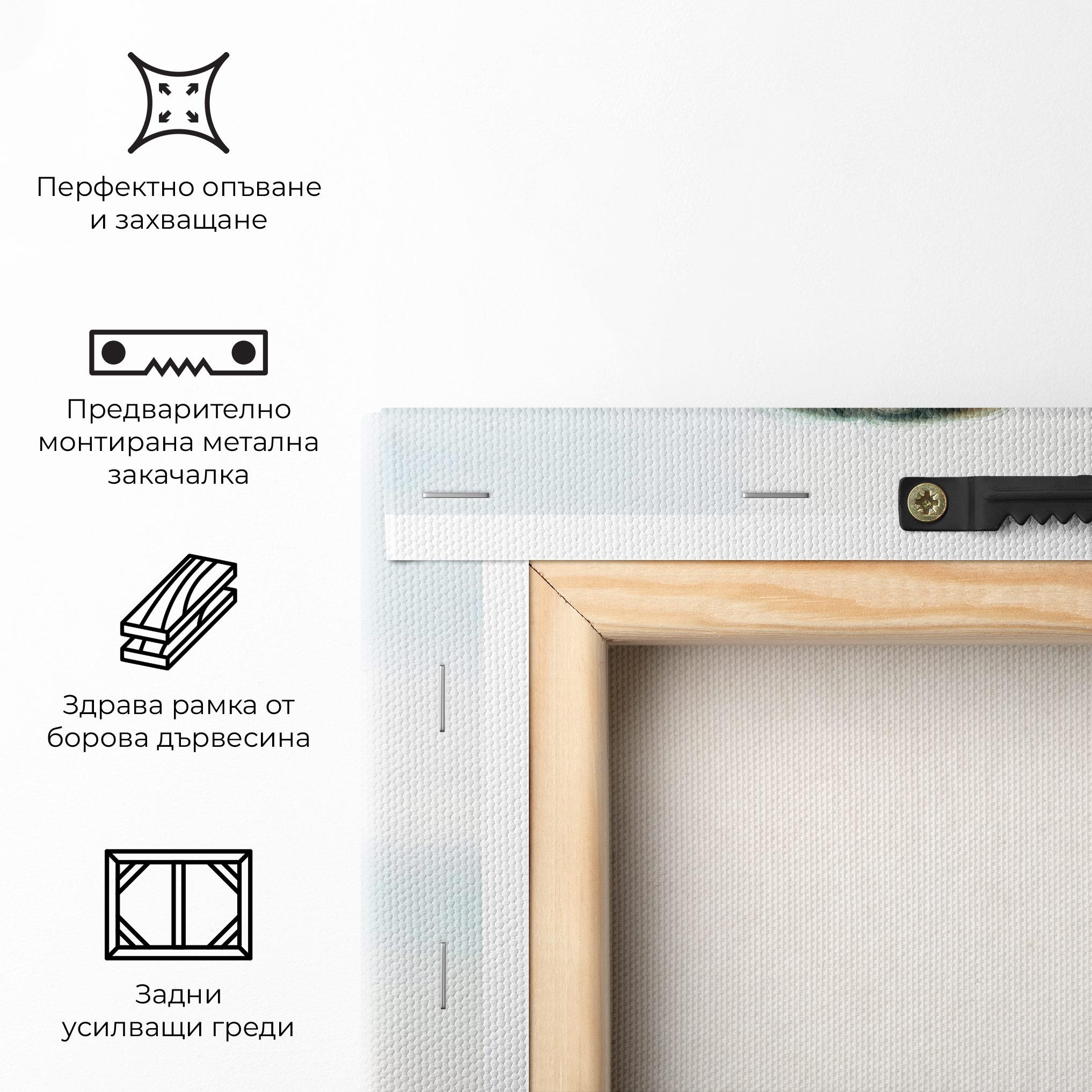 Картина на платно Eating Watermelon mockup 5