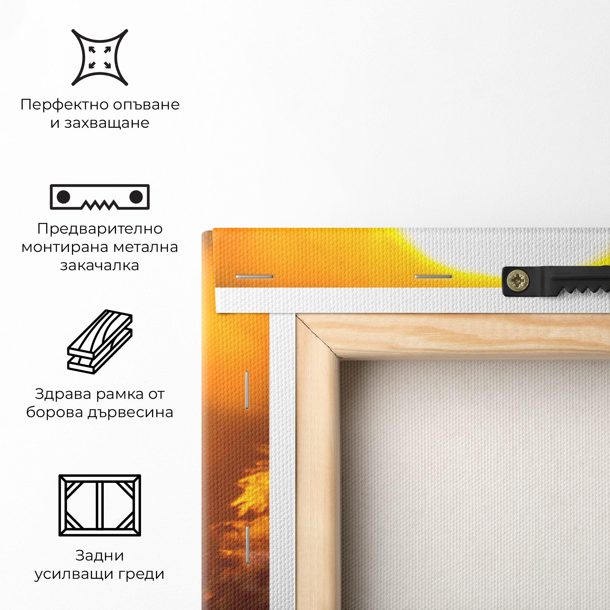 Картина на платно Wildflowers mockup 5