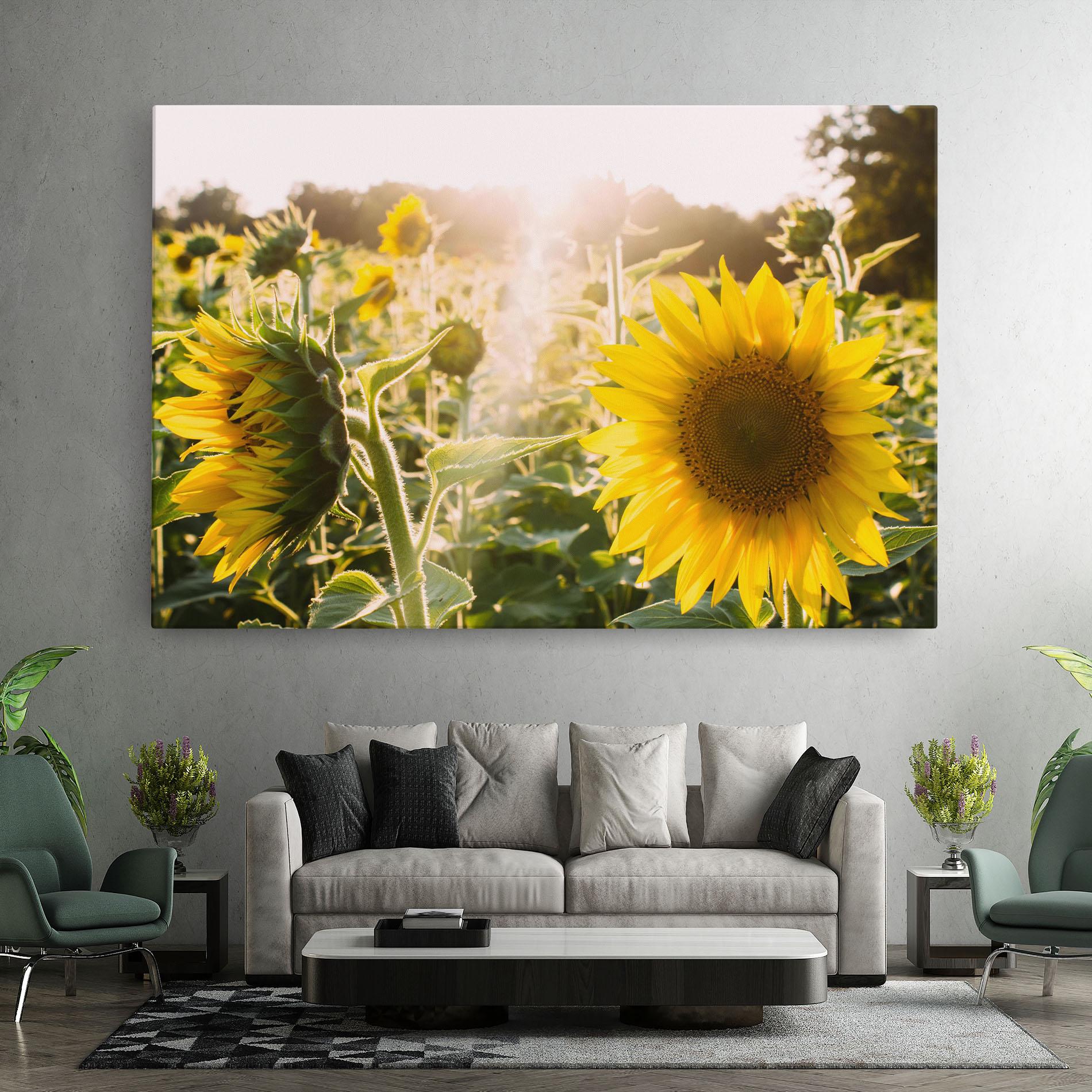 Картина на платно Yellow Sun Flower mockup 7