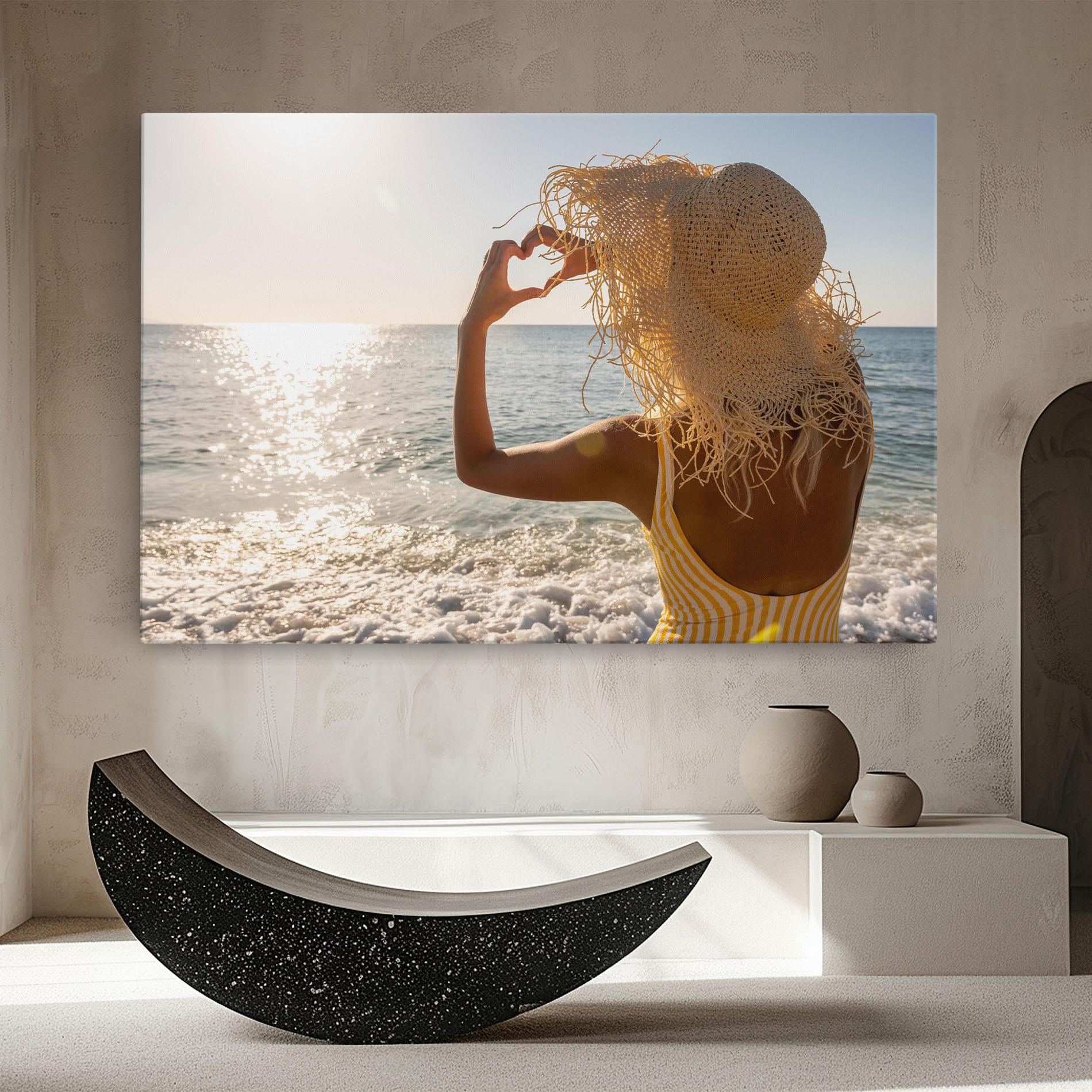 Картина на платно Heart Symbol mockup 8