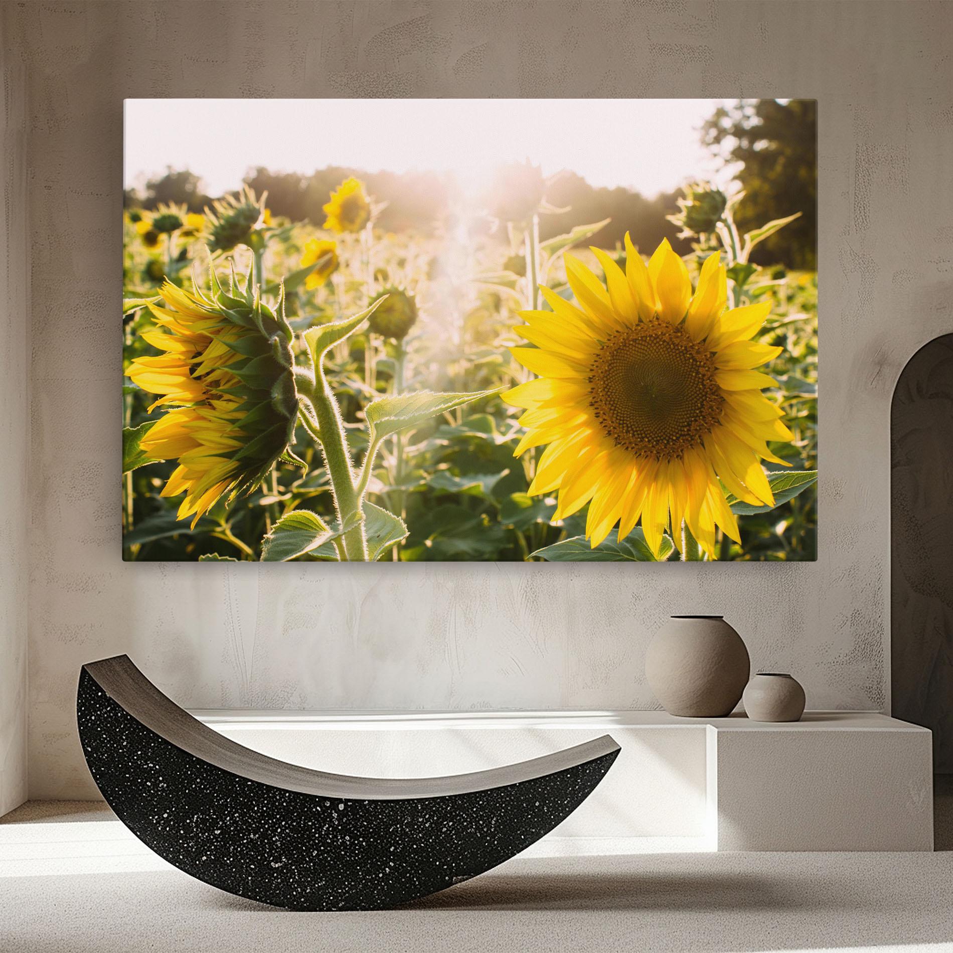 Картина на платно Yellow Sun Flower mockup 8
