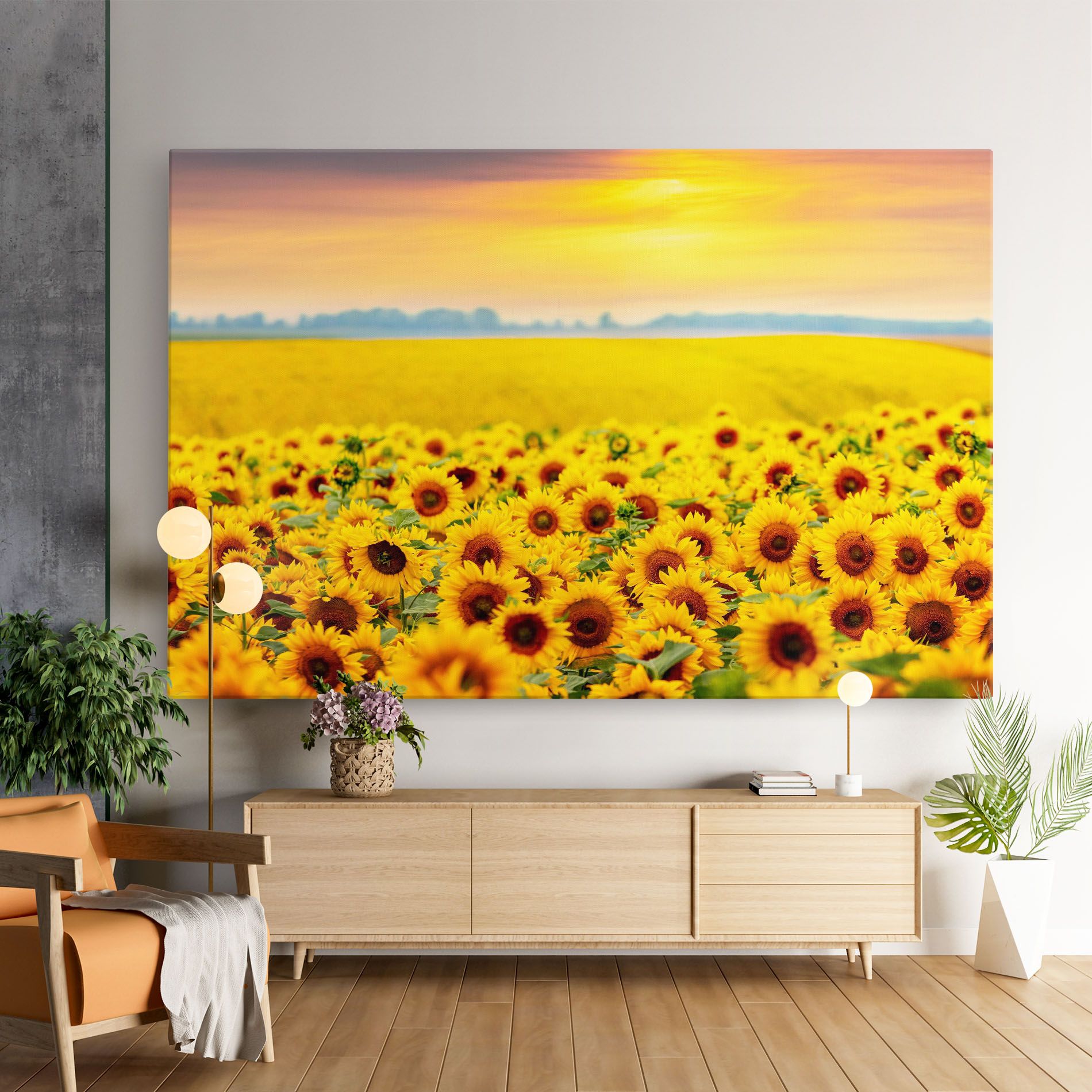 Yellow Sunflowers mockup 9