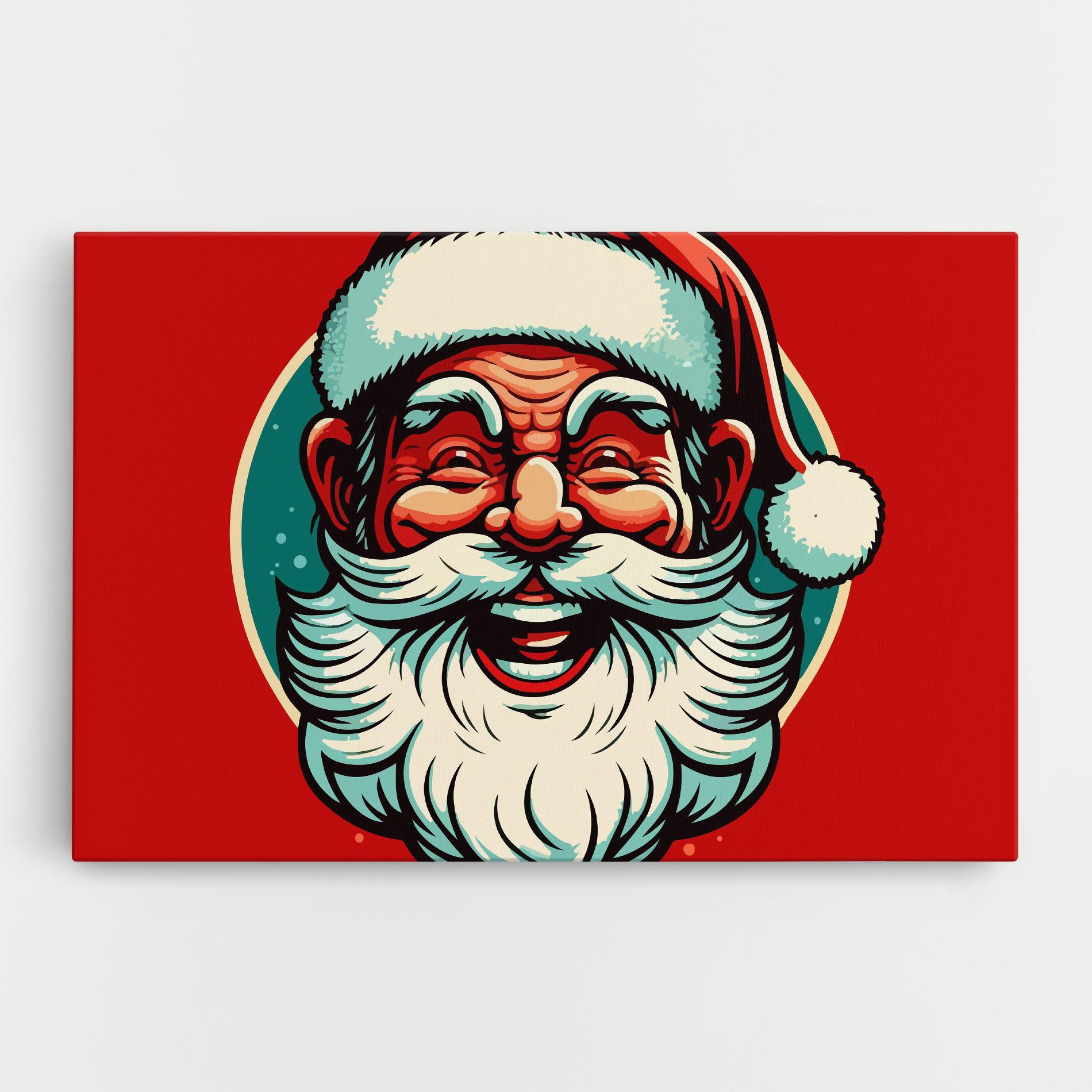 Картина на платно Crazy Smile mockup 0