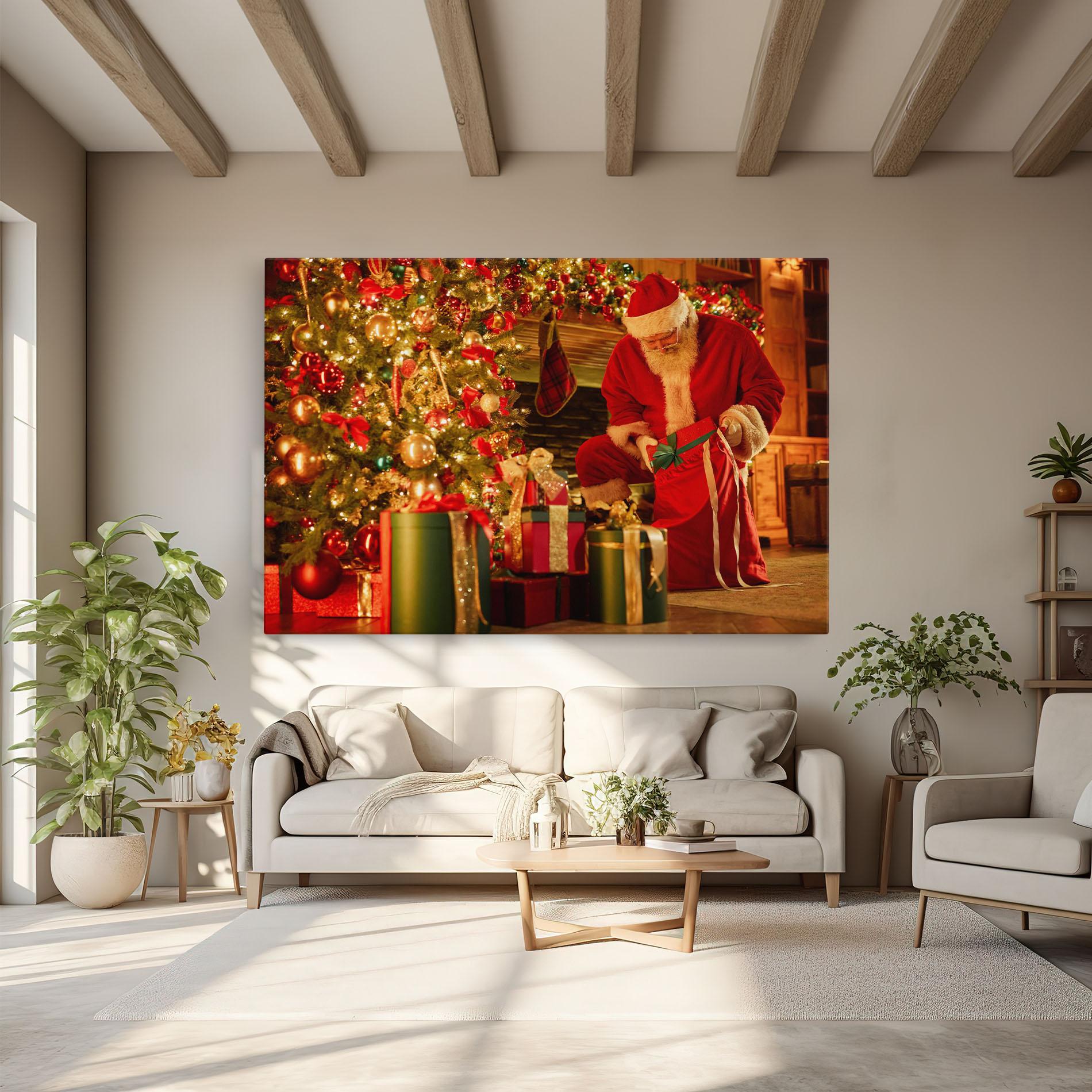 Картина на платно Presenting Gifts mockup 6