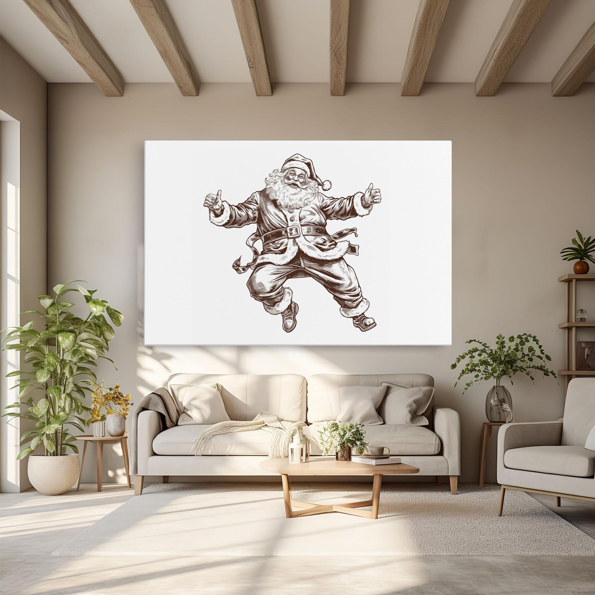 Картина на платно Santa Ok mockup 6