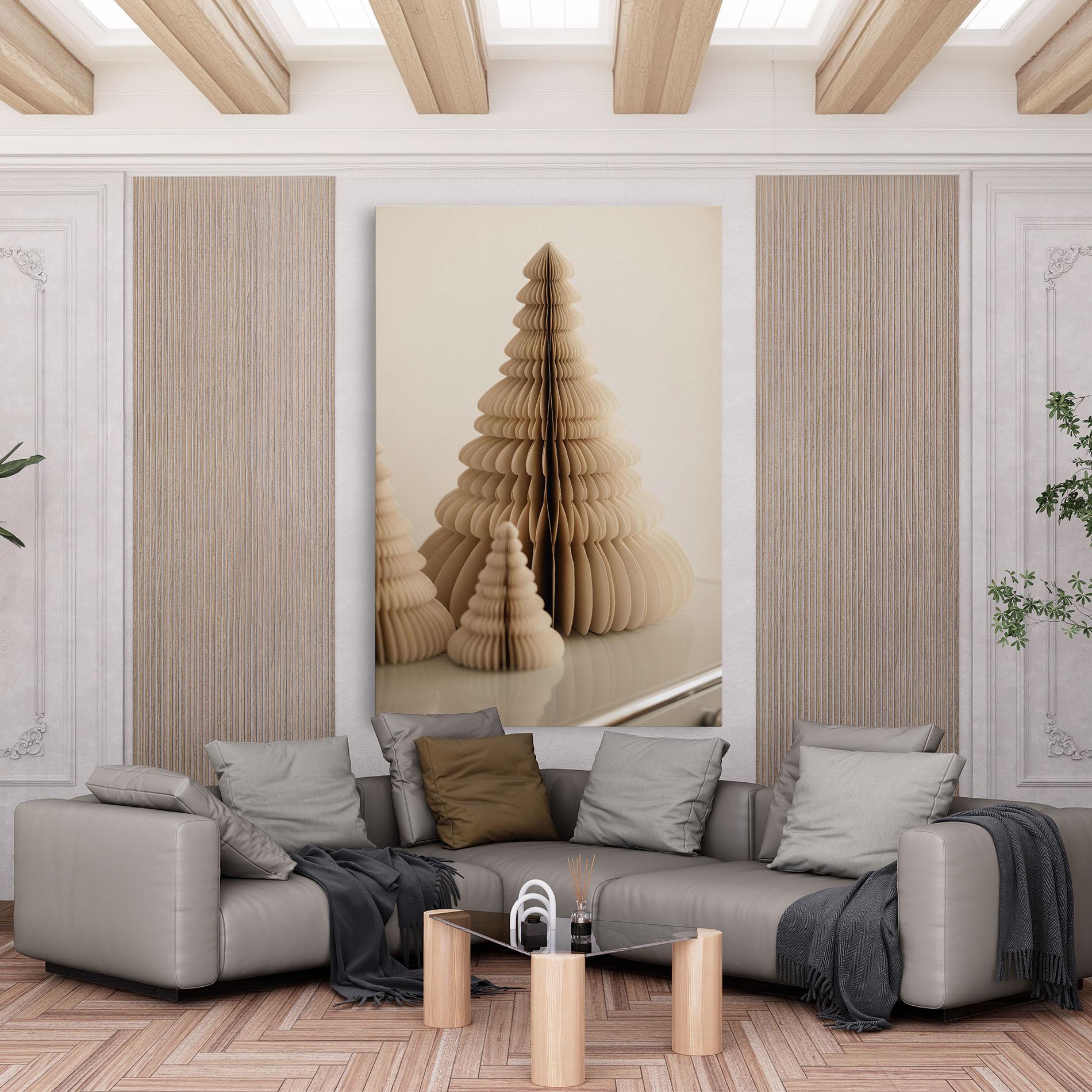 Картина на платно Paper Tree mockup 6