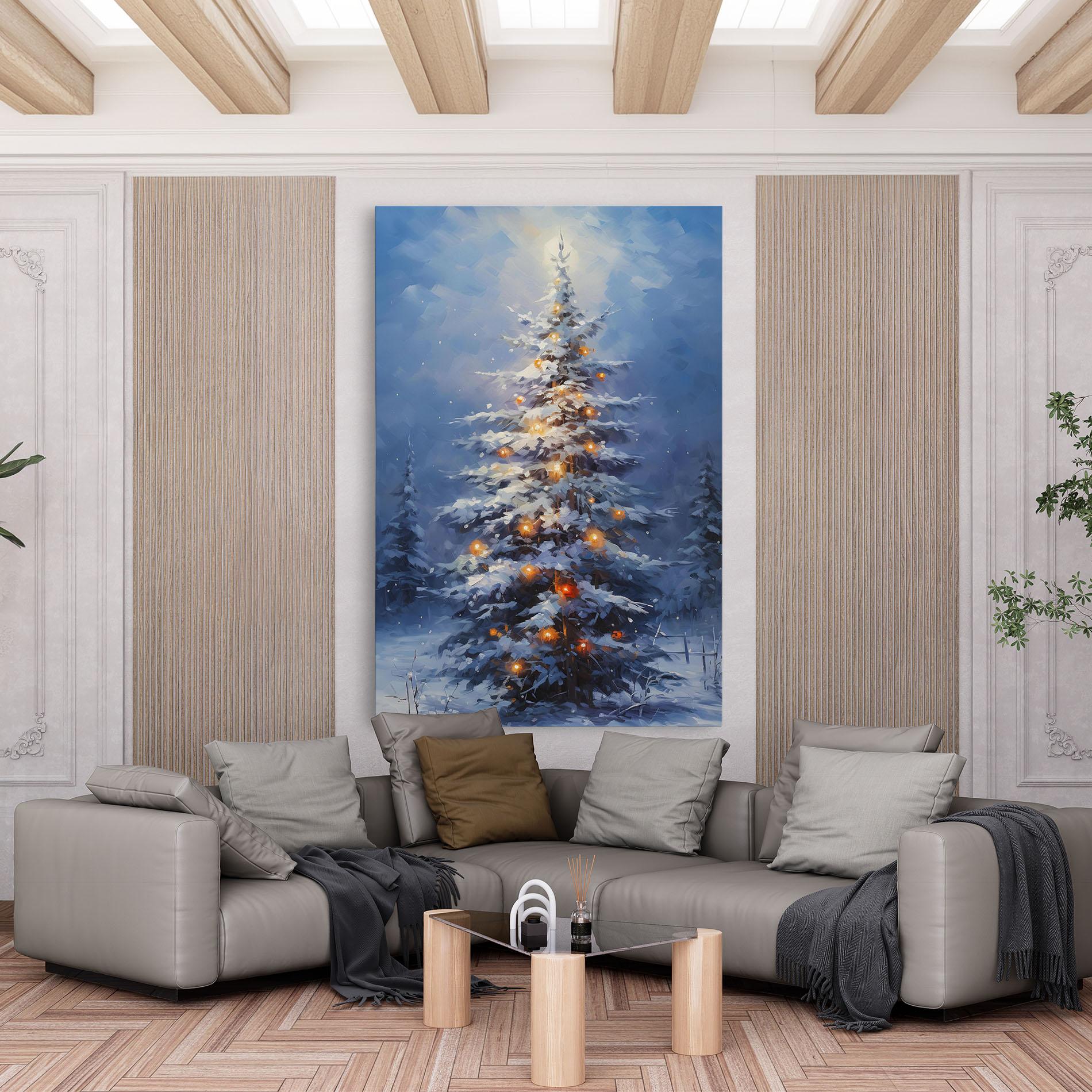 Картина на платно Tall Slender Tree mockup 6