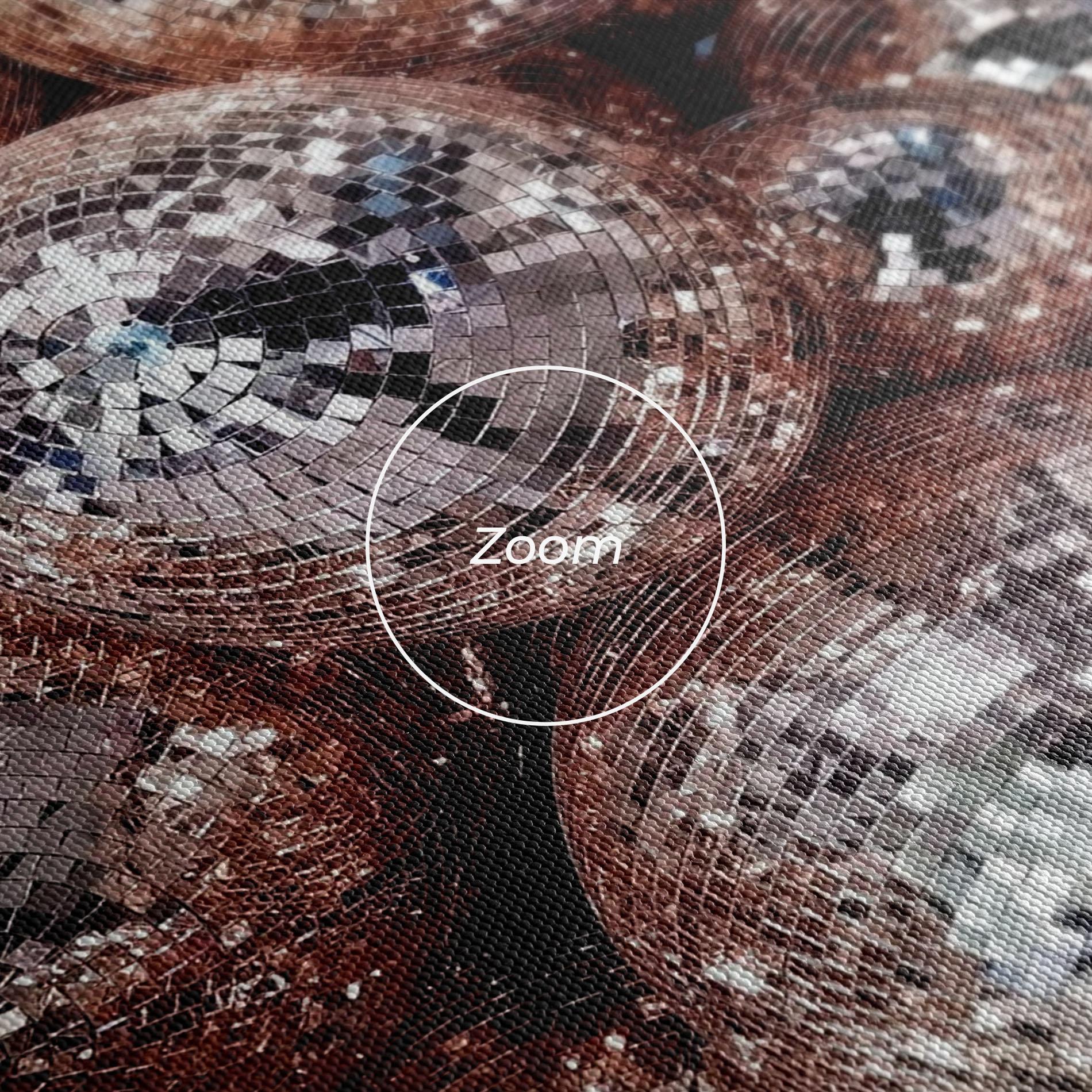 Картина на платно Christmas Disko Balls mockup 3