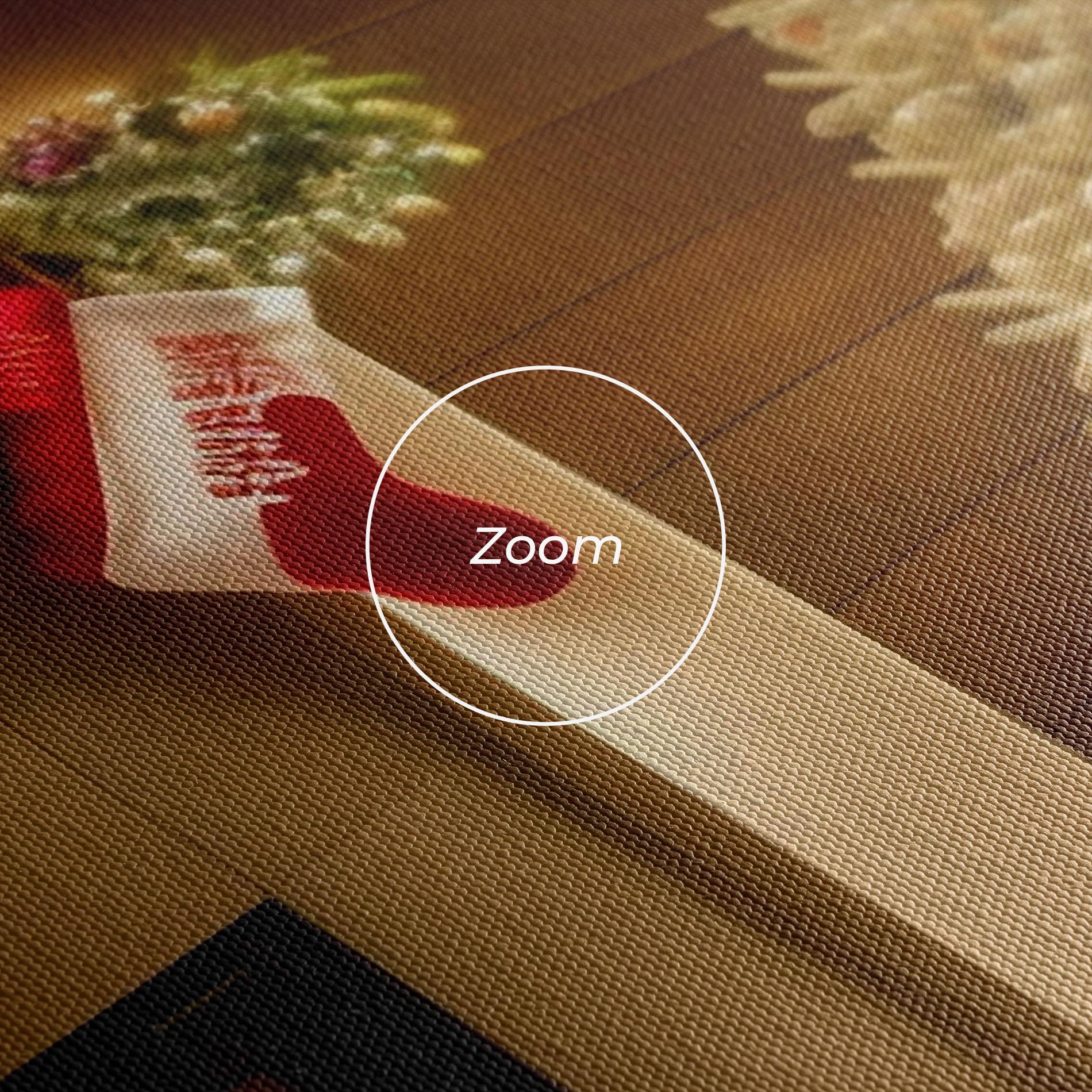 Картина на платно Decorated Christmas Tree mockup 3