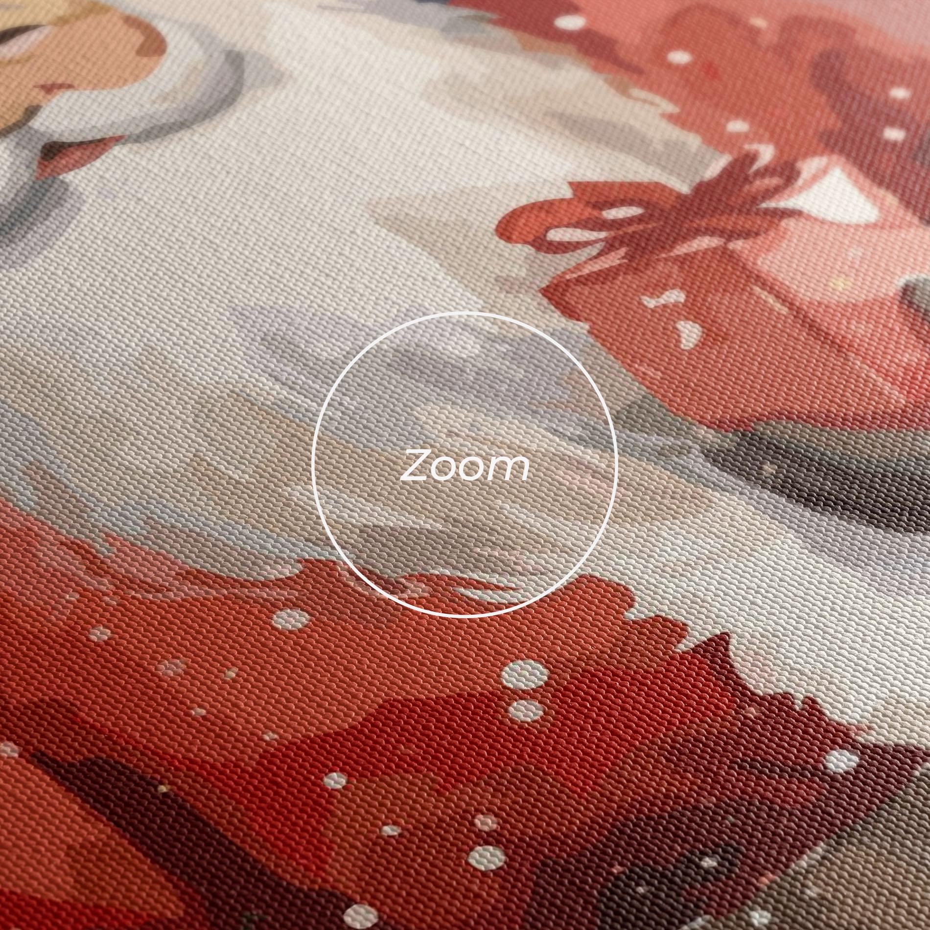 Картина на платно Holding Gift mockup 3