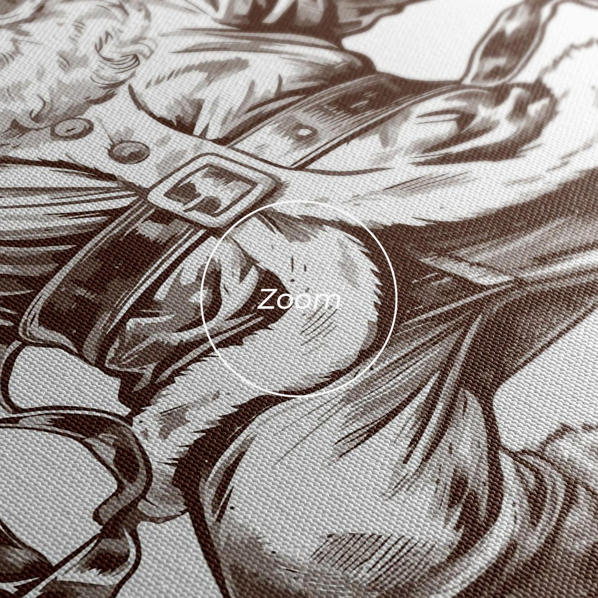 Картина на платно Santa Ok mockup 3