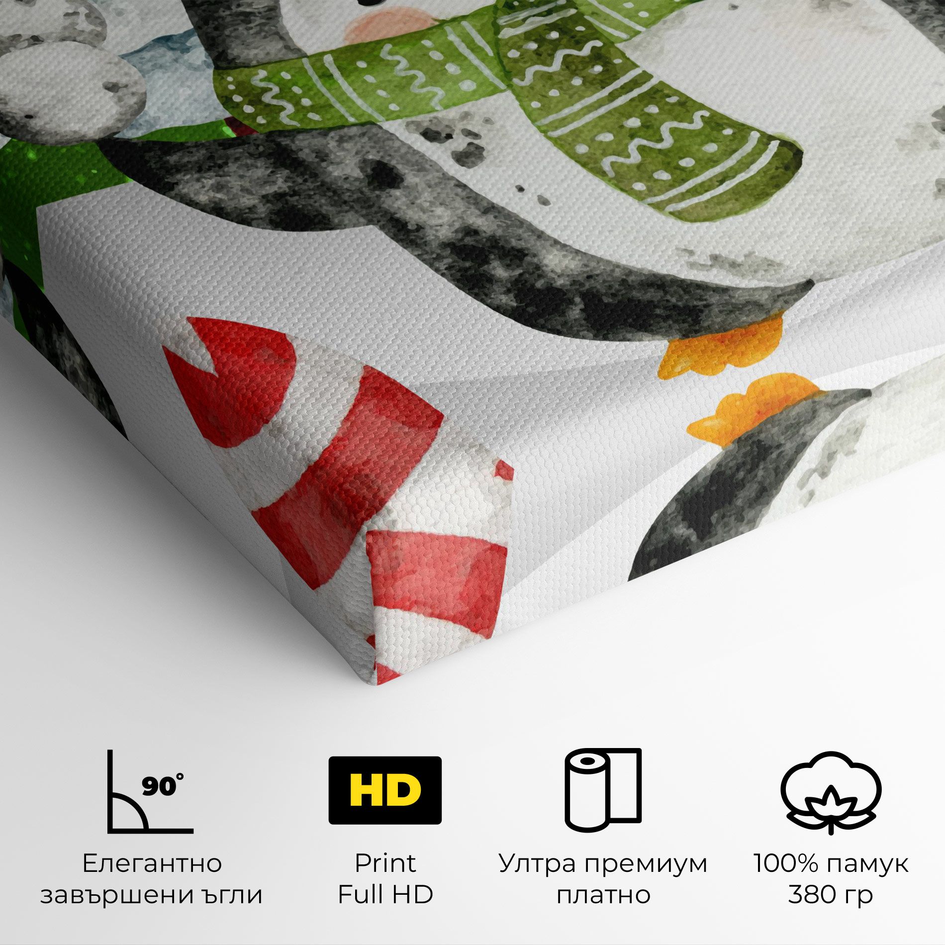 Green Pinguin mockup 4