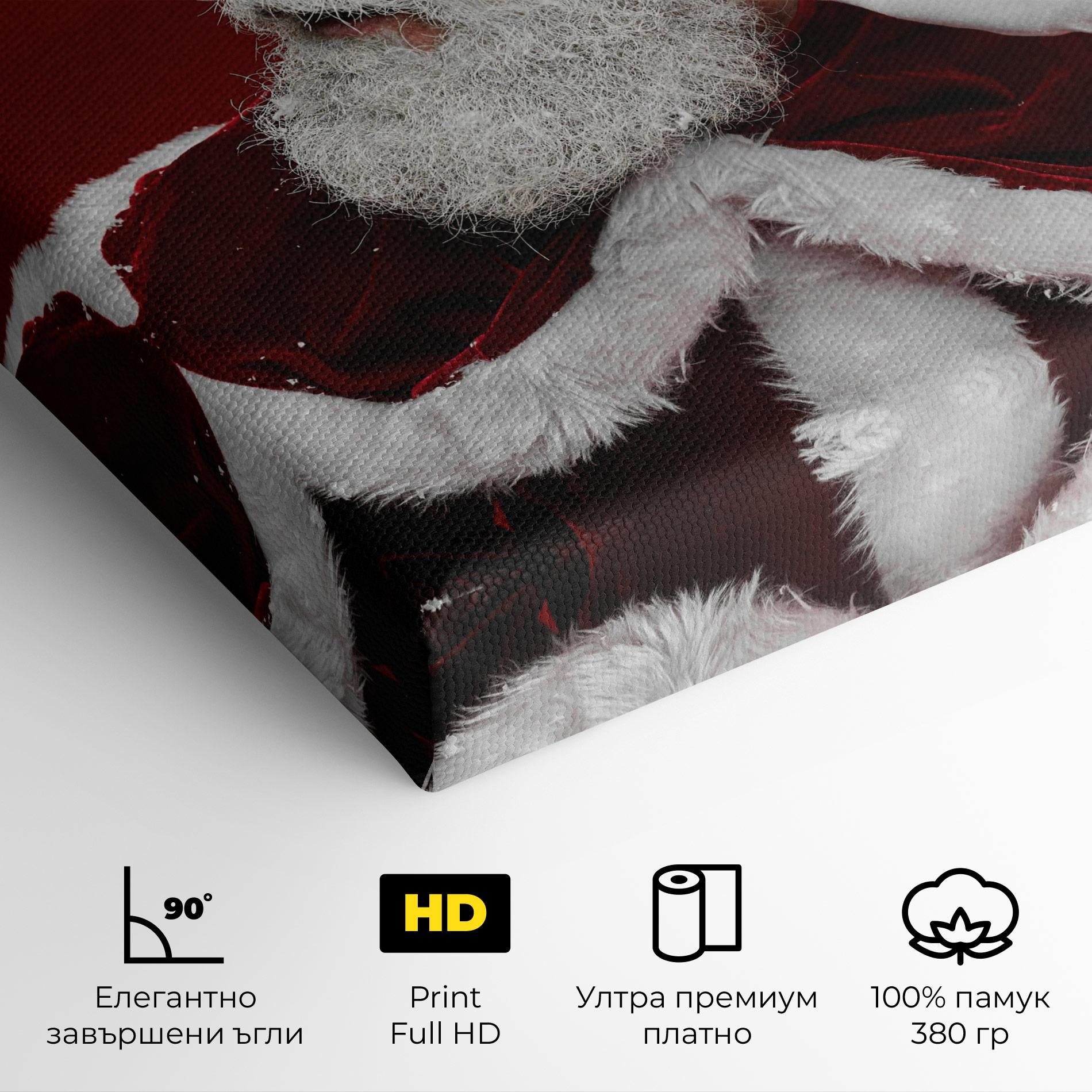 Картина на платно Santa Cant Hear You mockup 4