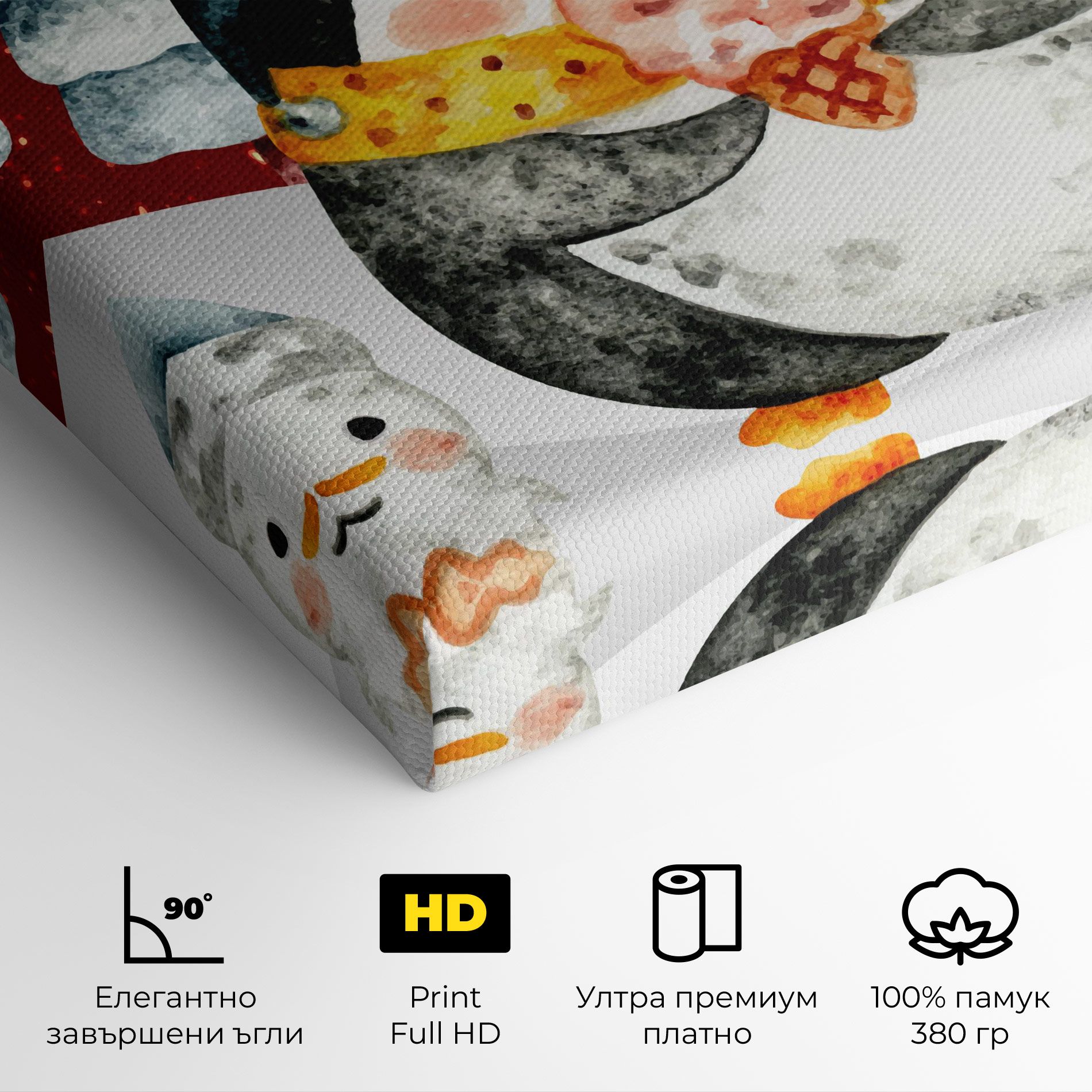 Yellow Pinguin mockup 4