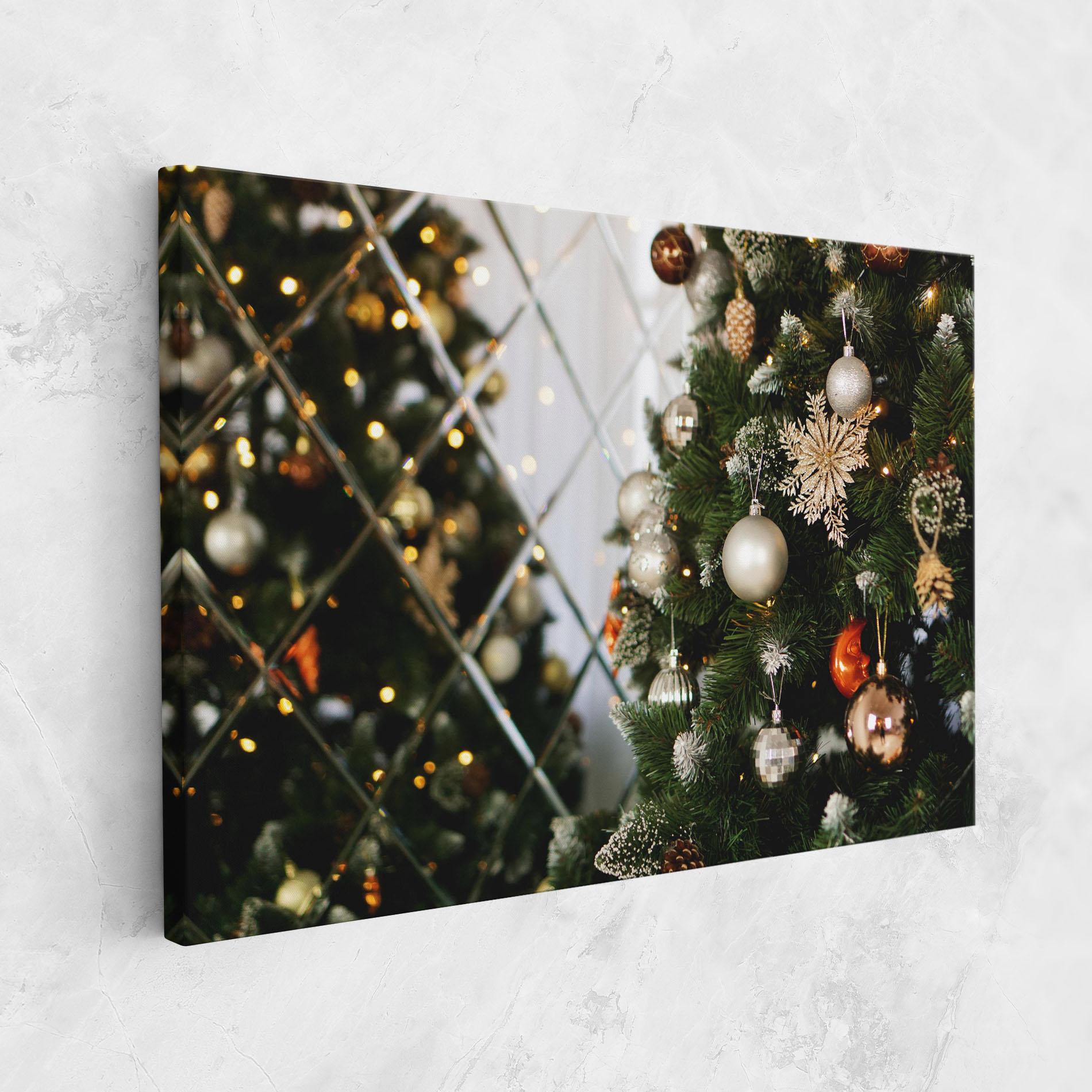 Картина на платно Christmas Decor Tree mockup 1