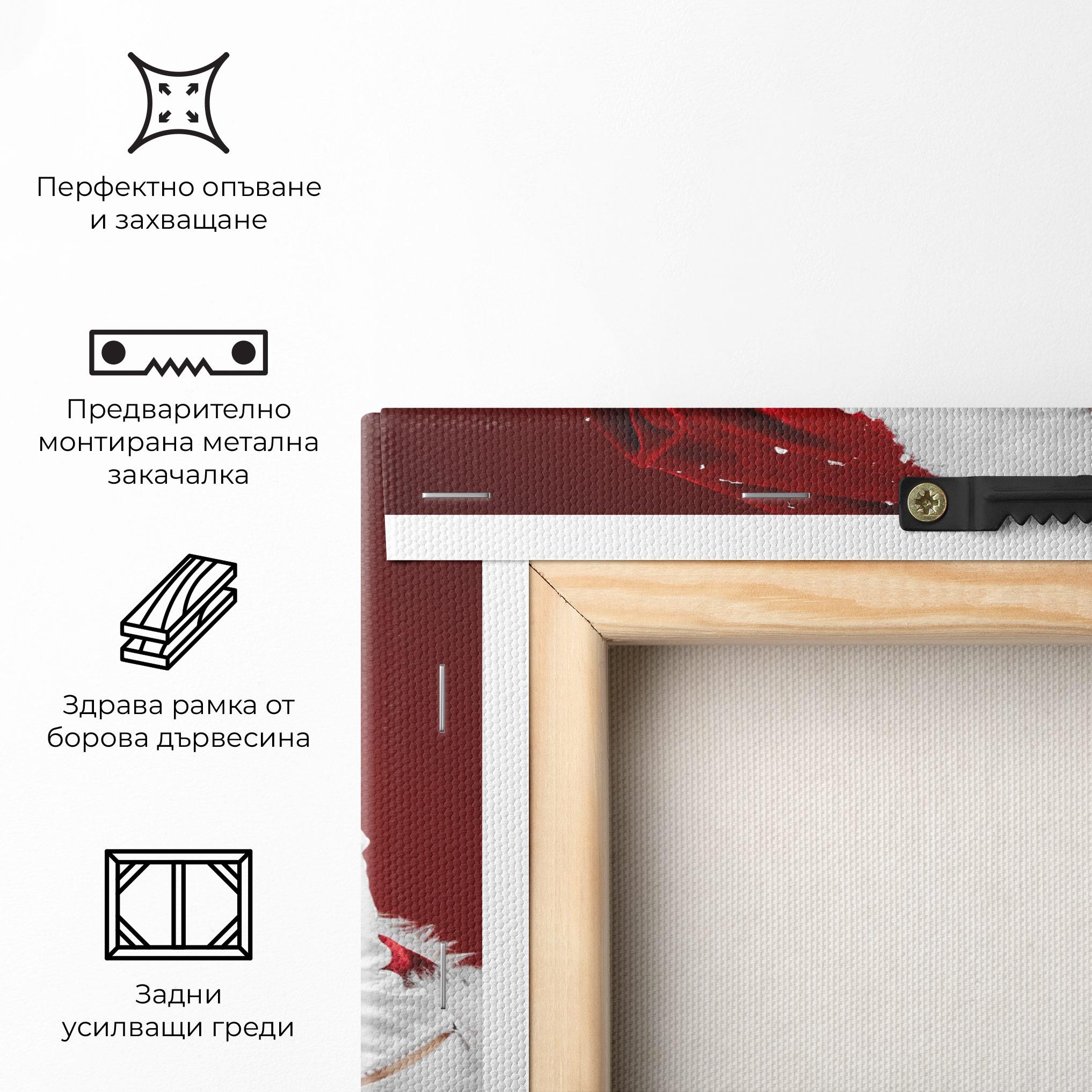 Картина на платно Santa Cant Hear You mockup 5