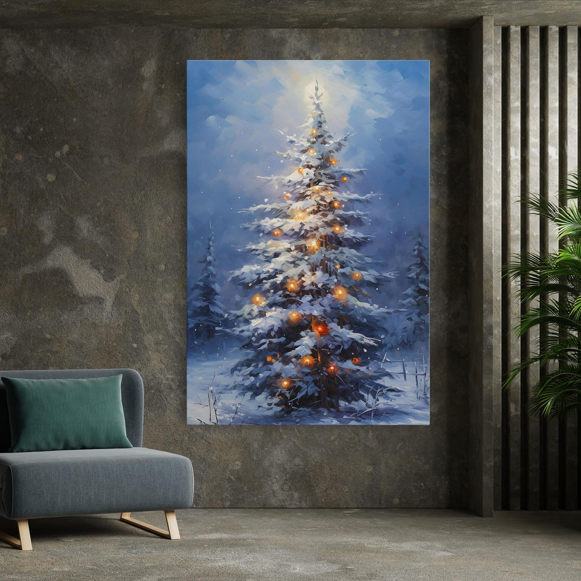 Картина на платно Tall Slender Tree mockup 7