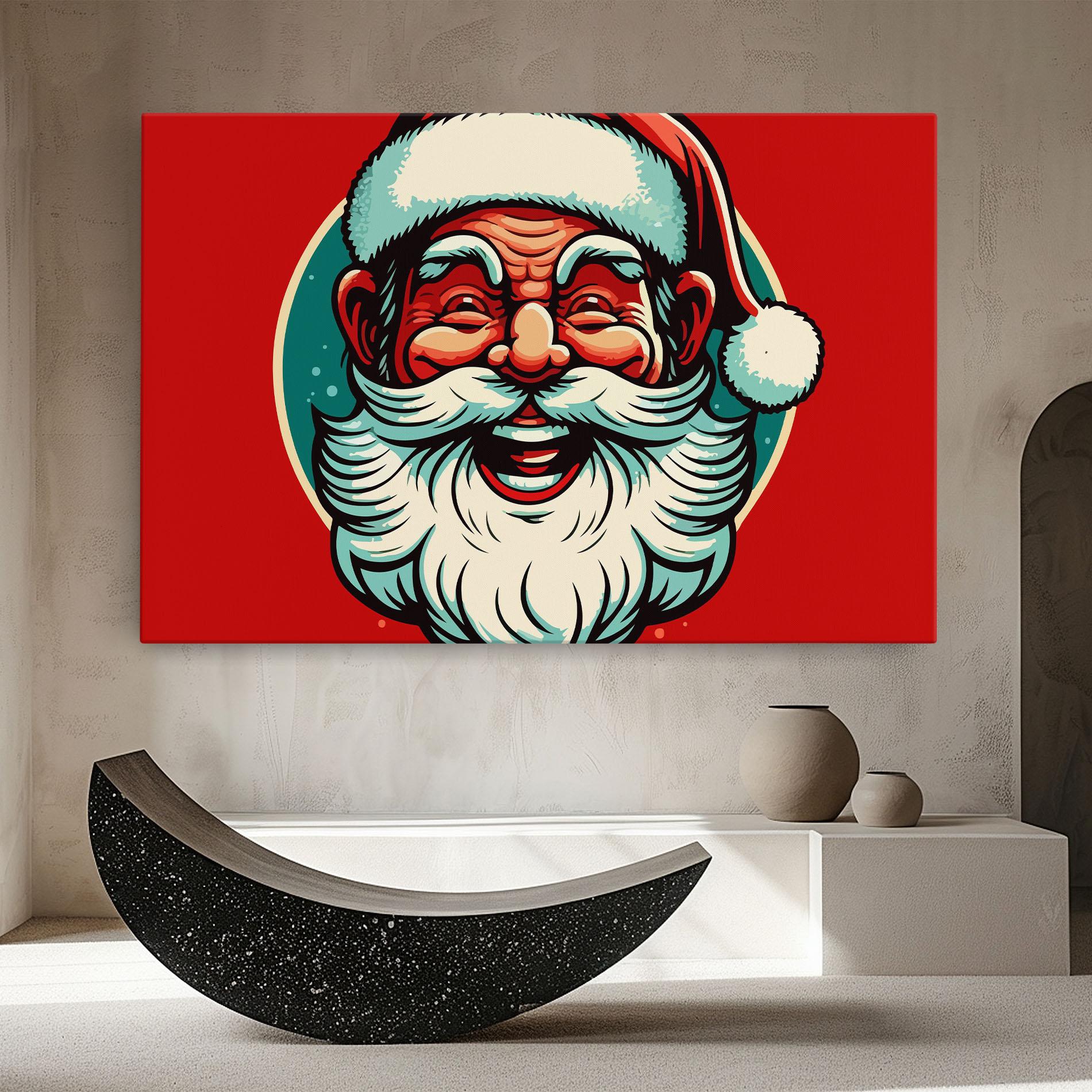 Картина на платно Crazy Smile mockup 8