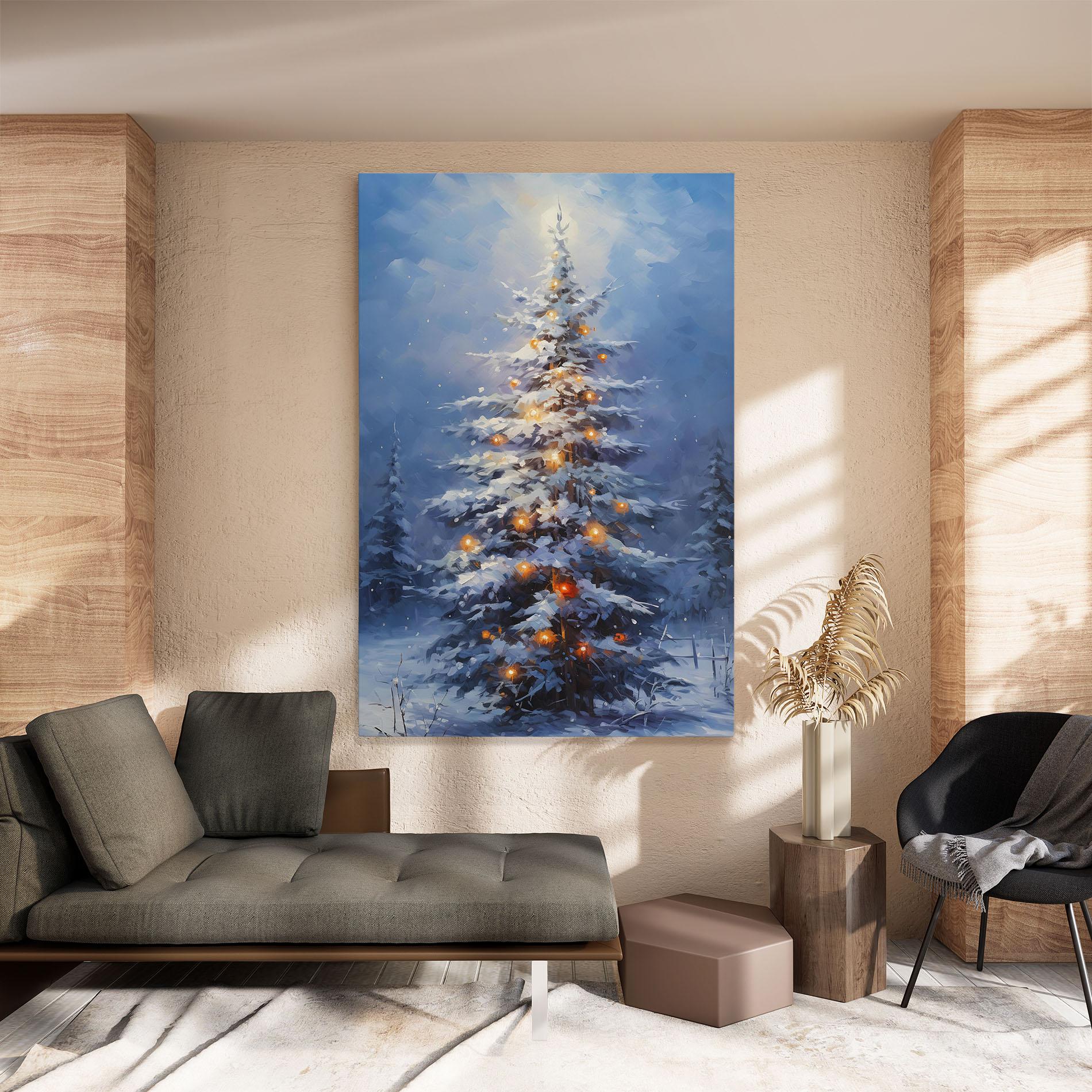 Картина на платно Tall Slender Tree mockup 8