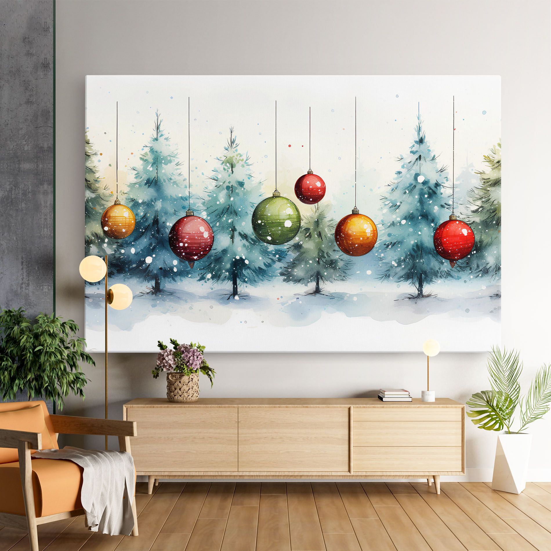 Christmas Tree Painting mockup 9