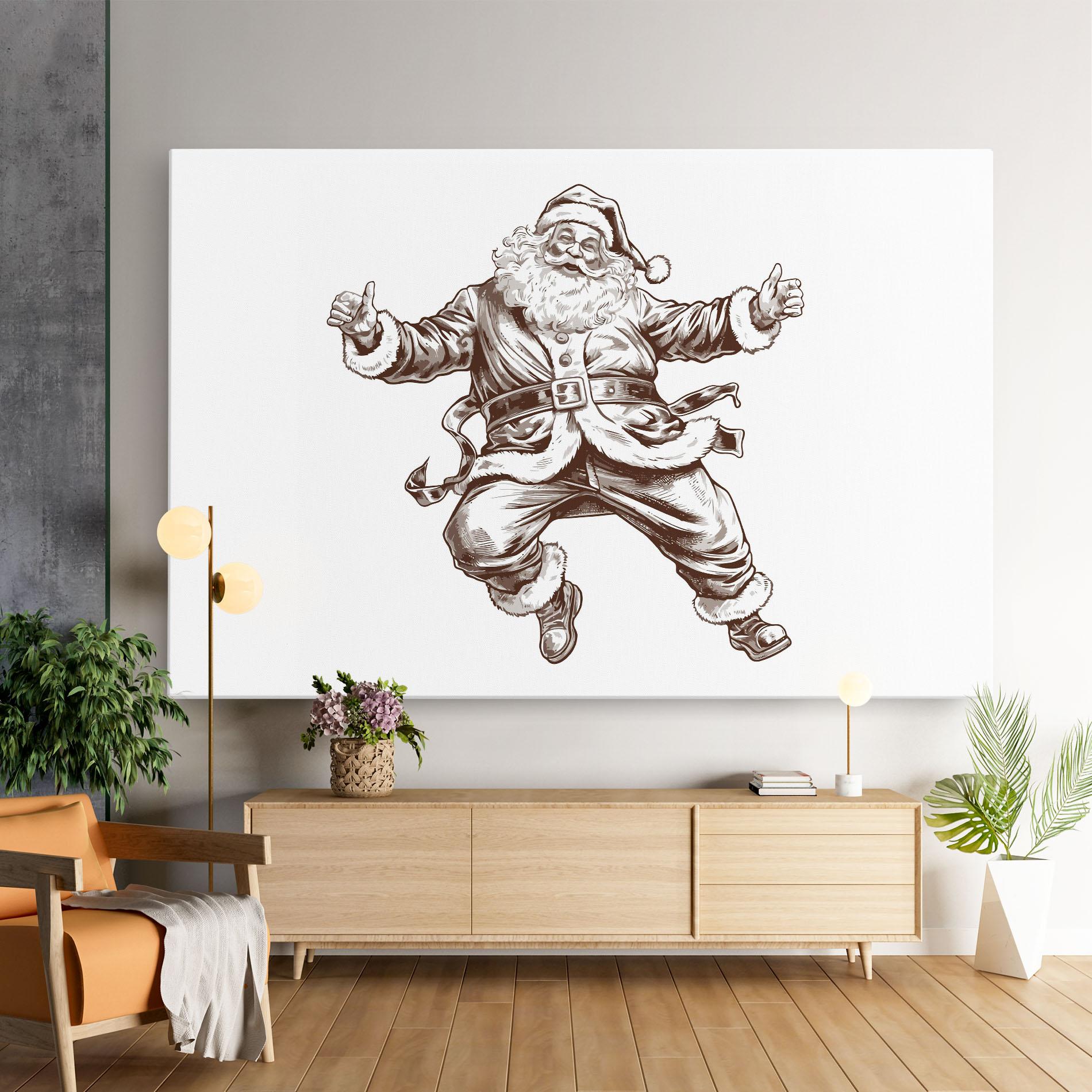 Картина на платно Santa Ok mockup 9