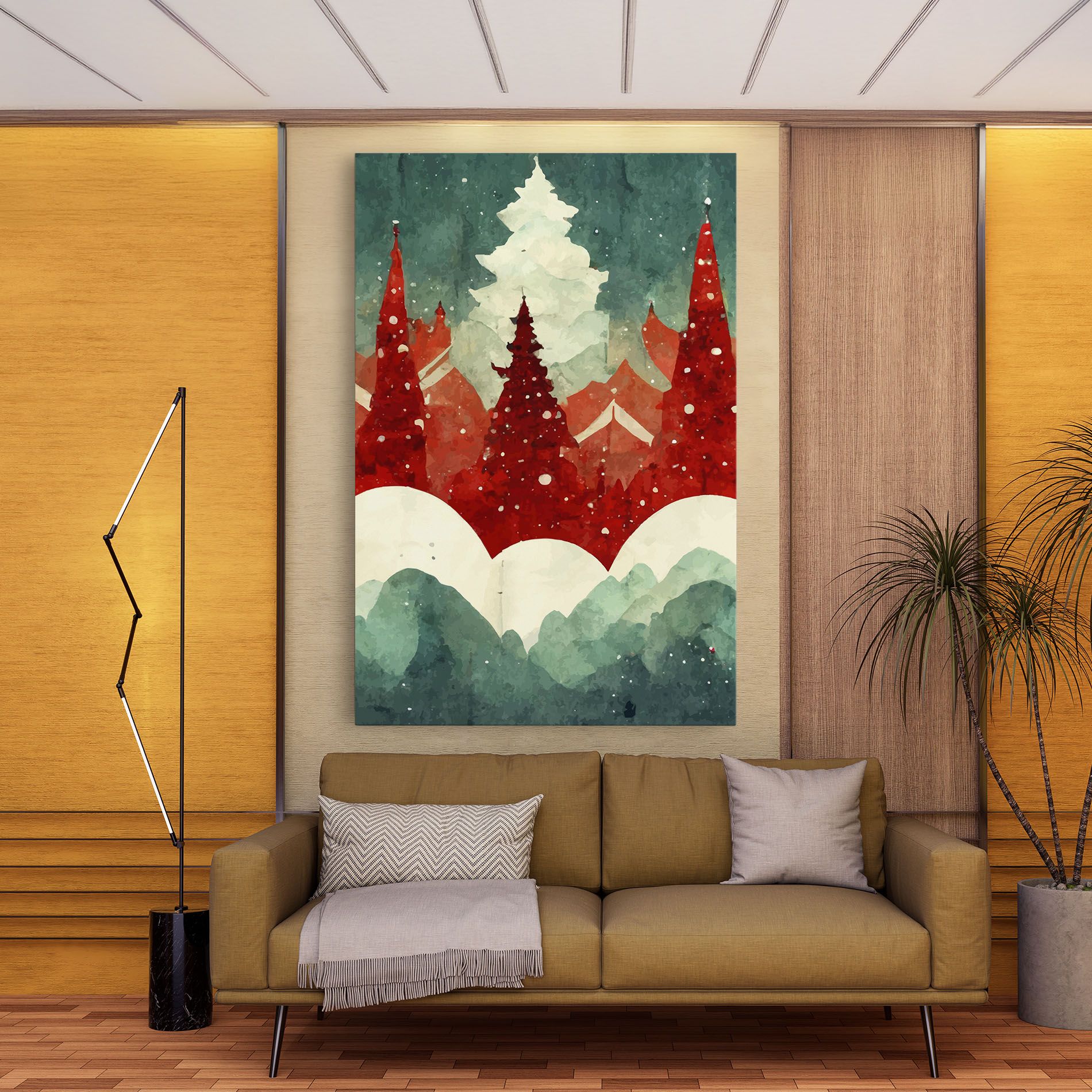 Christmas Landscape mockup 9