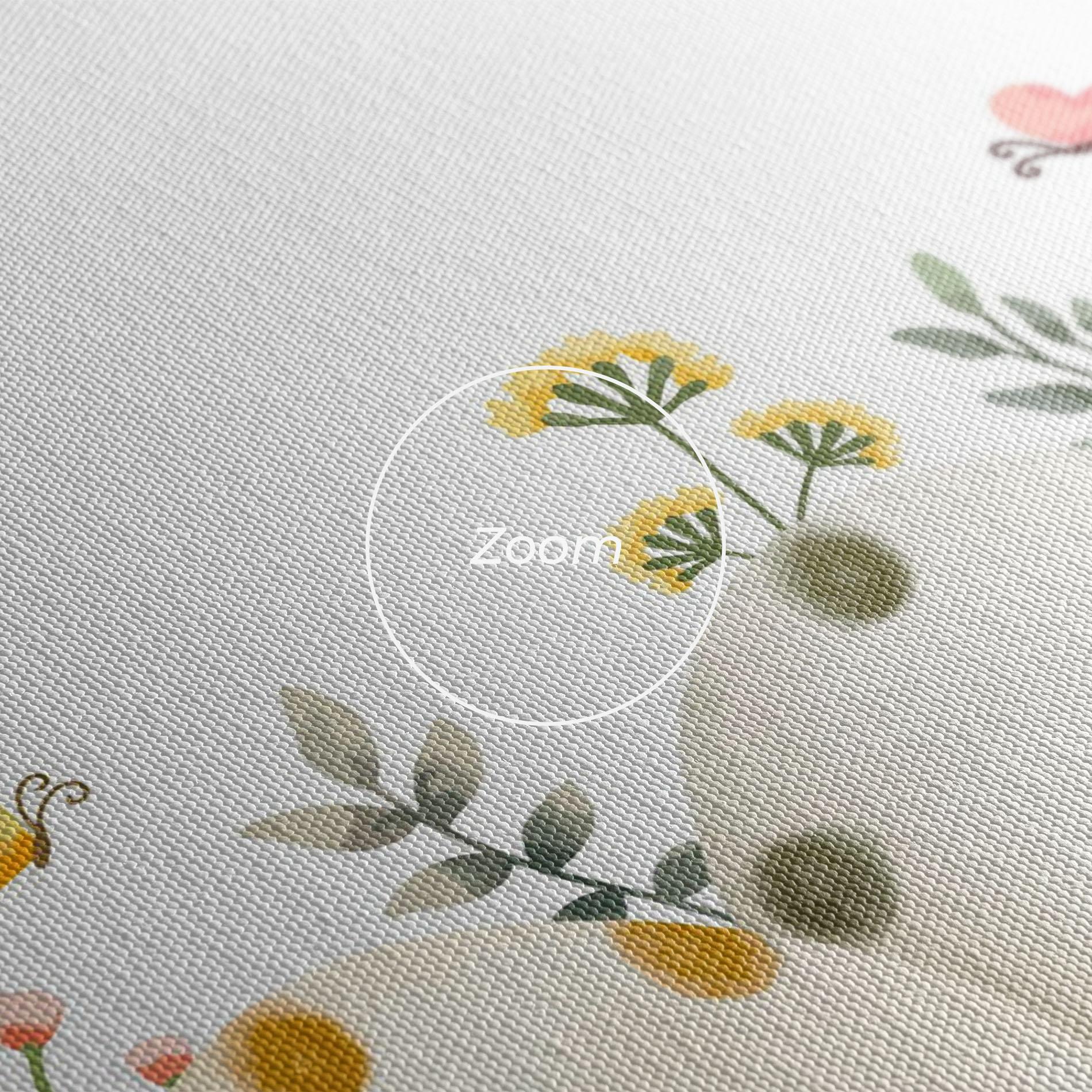 Картина на платно Butterfly Rabbit mockup 3