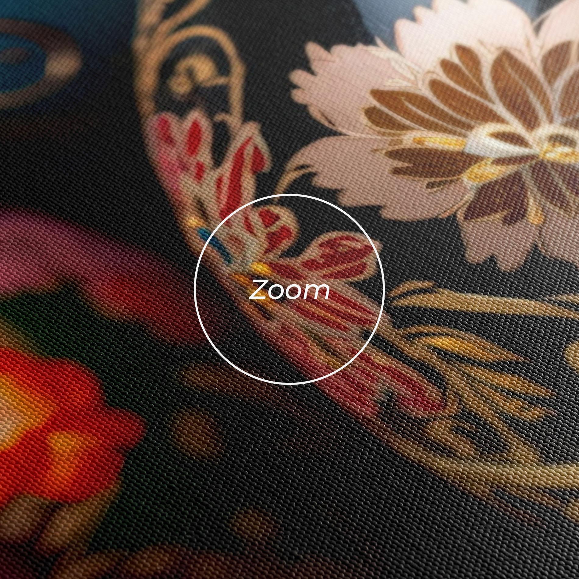 Картина на платно Close Up Painted Eggs mockup 3