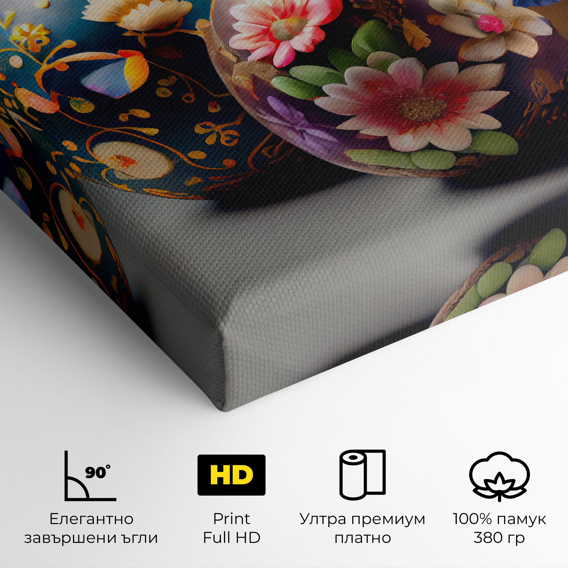 Easter Egs Flowers mockup 4