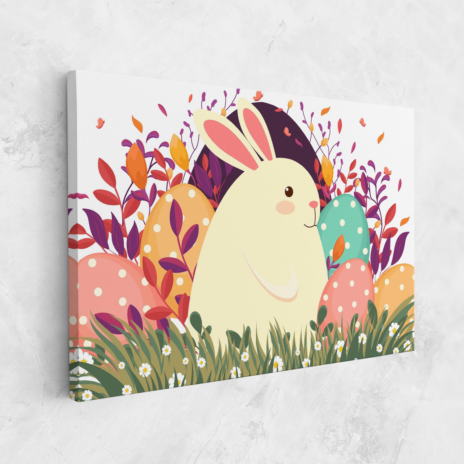 Картина на платно Friendly Bunny mockup 1