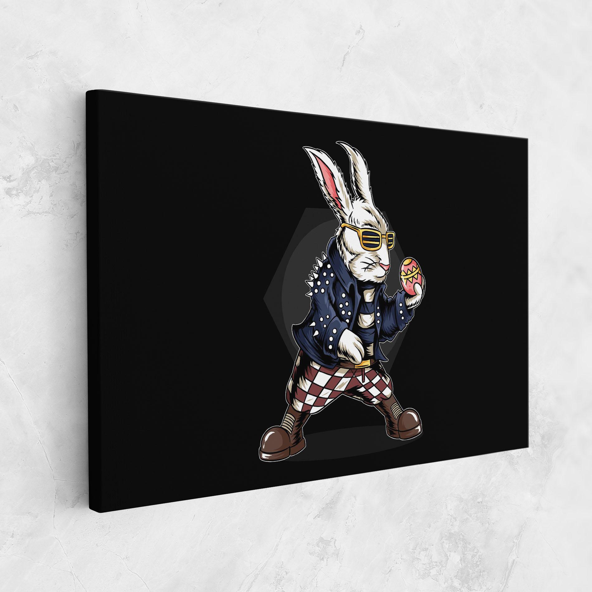 Картина на платно Rabbit Rock mockup 1