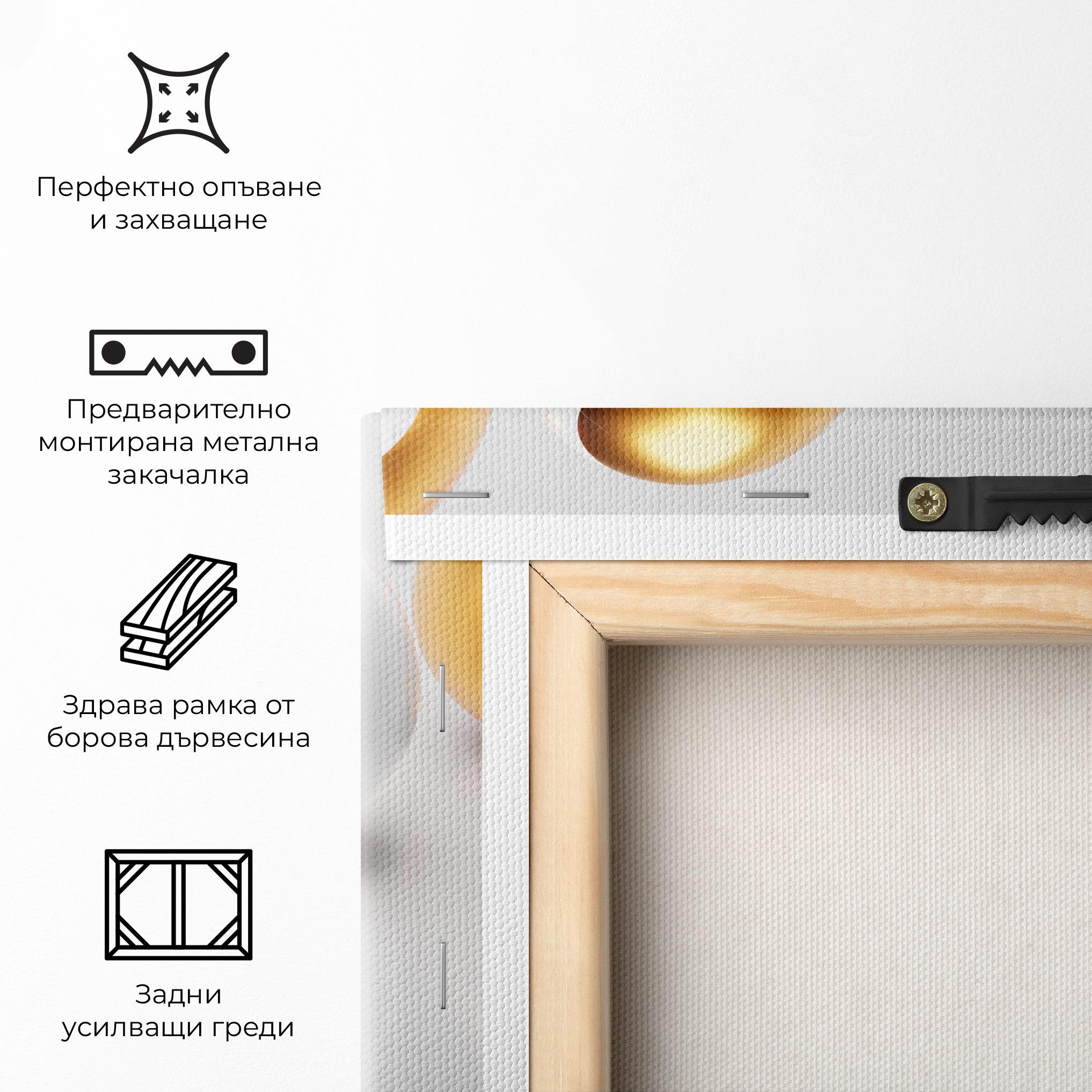 Картина на платно Elegant Easter Eggs mockup 5