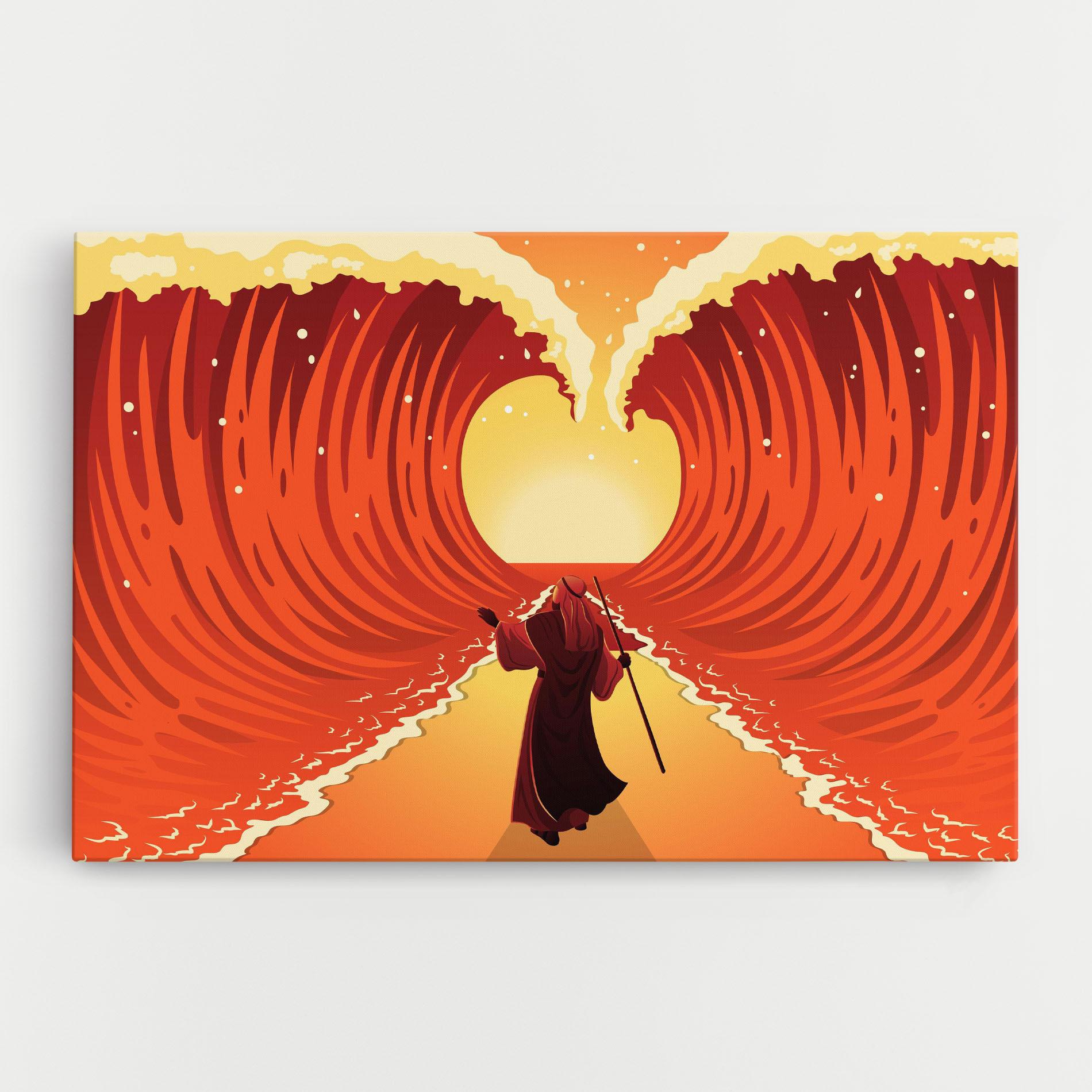 Картина на платно Moses mockup 0