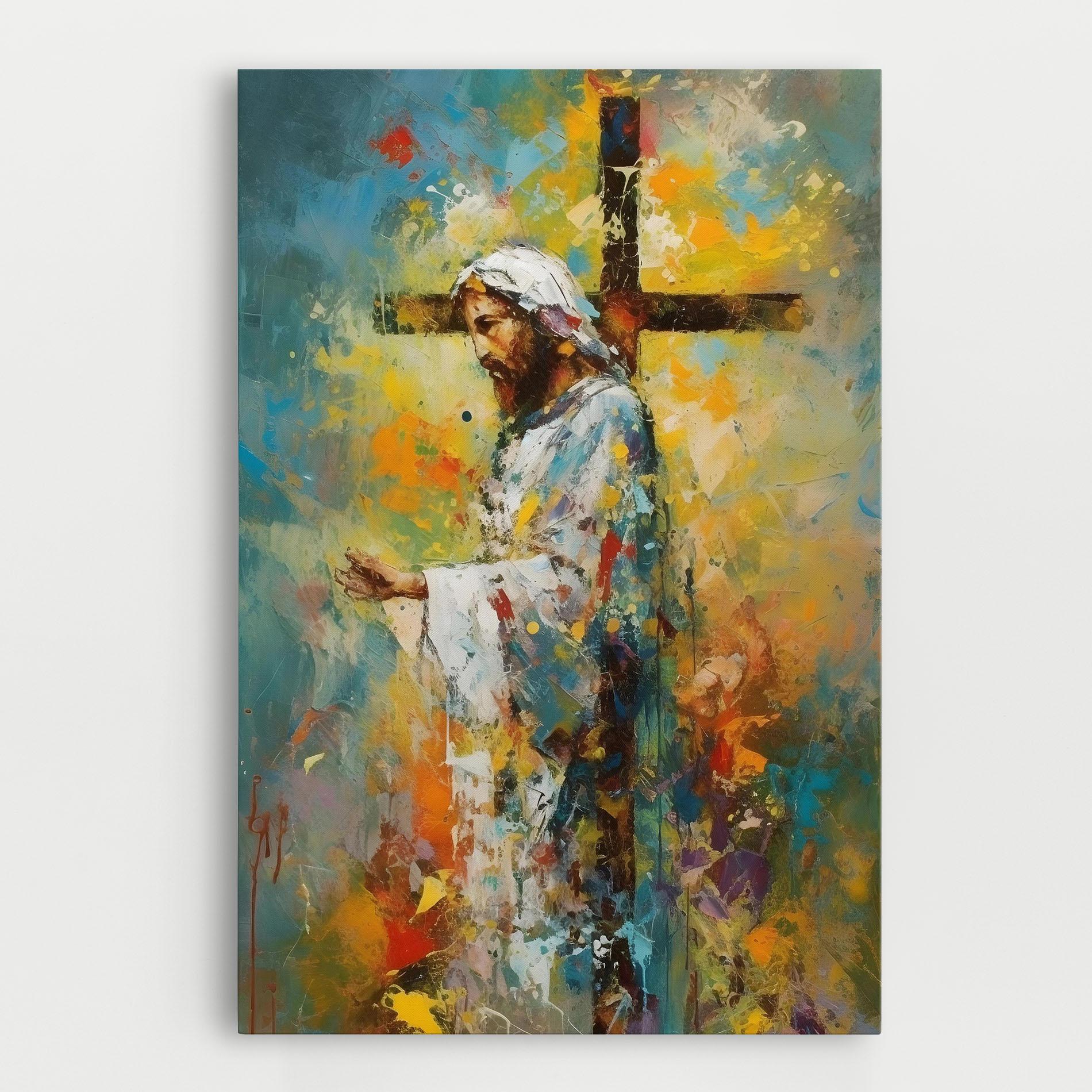Картина на платно Christ Art Painting mockup 0