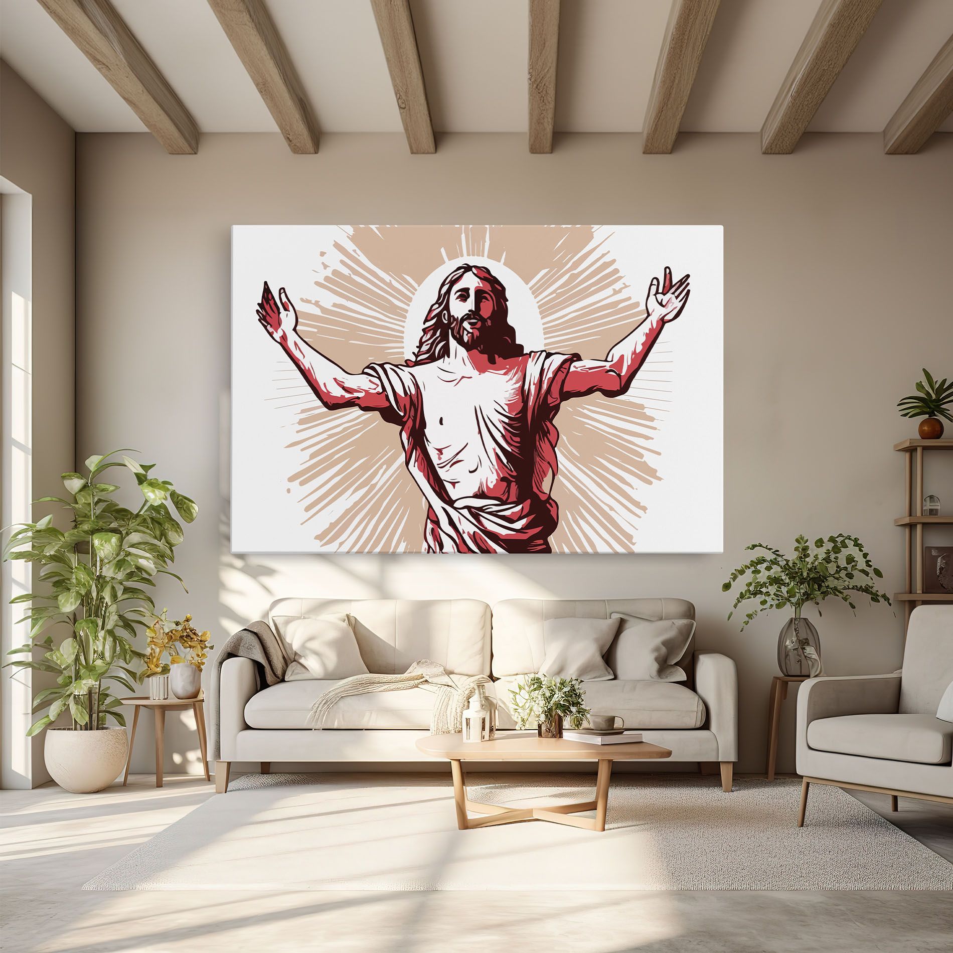 Artistic Jesus mockup 6