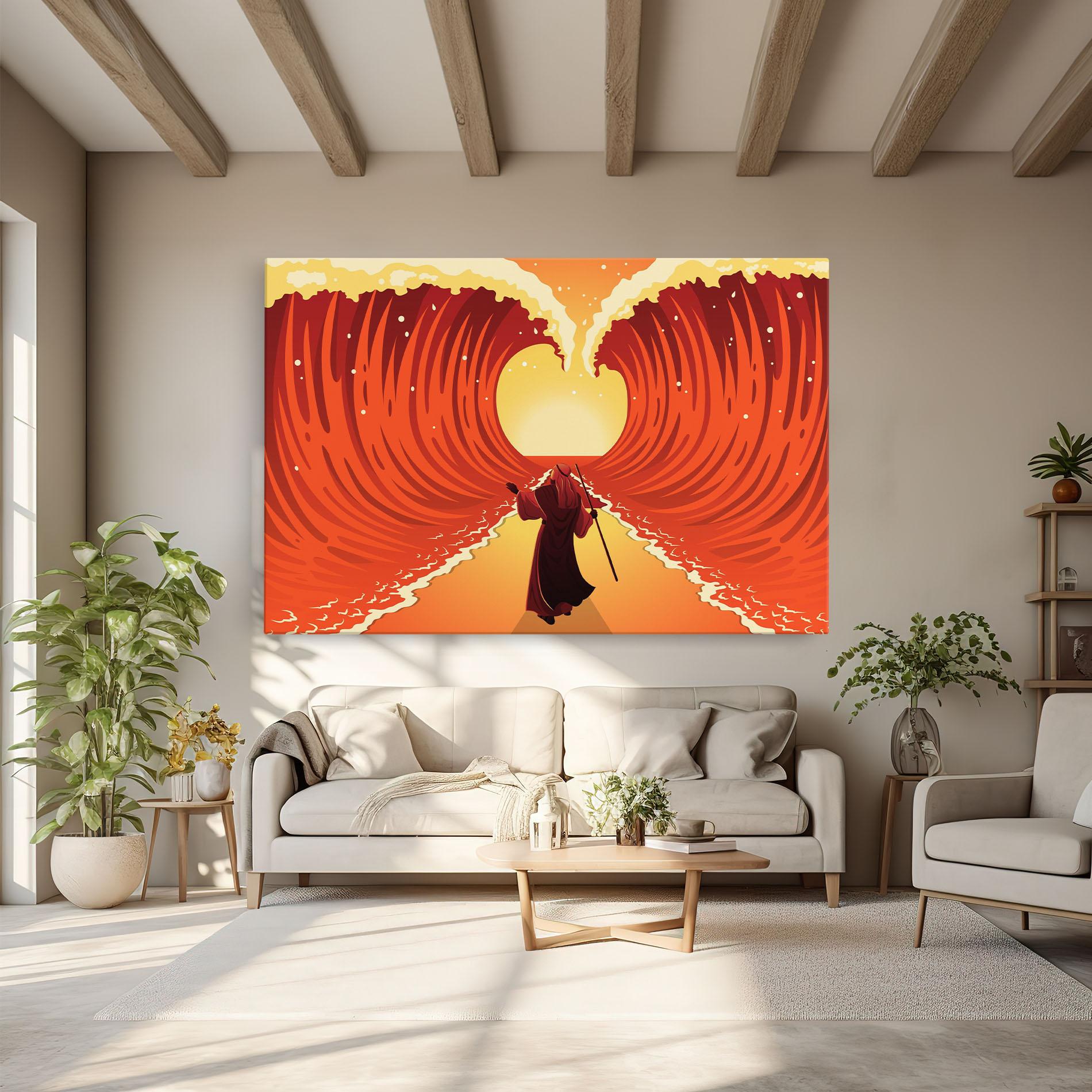 Картина на платно Moses mockup 6