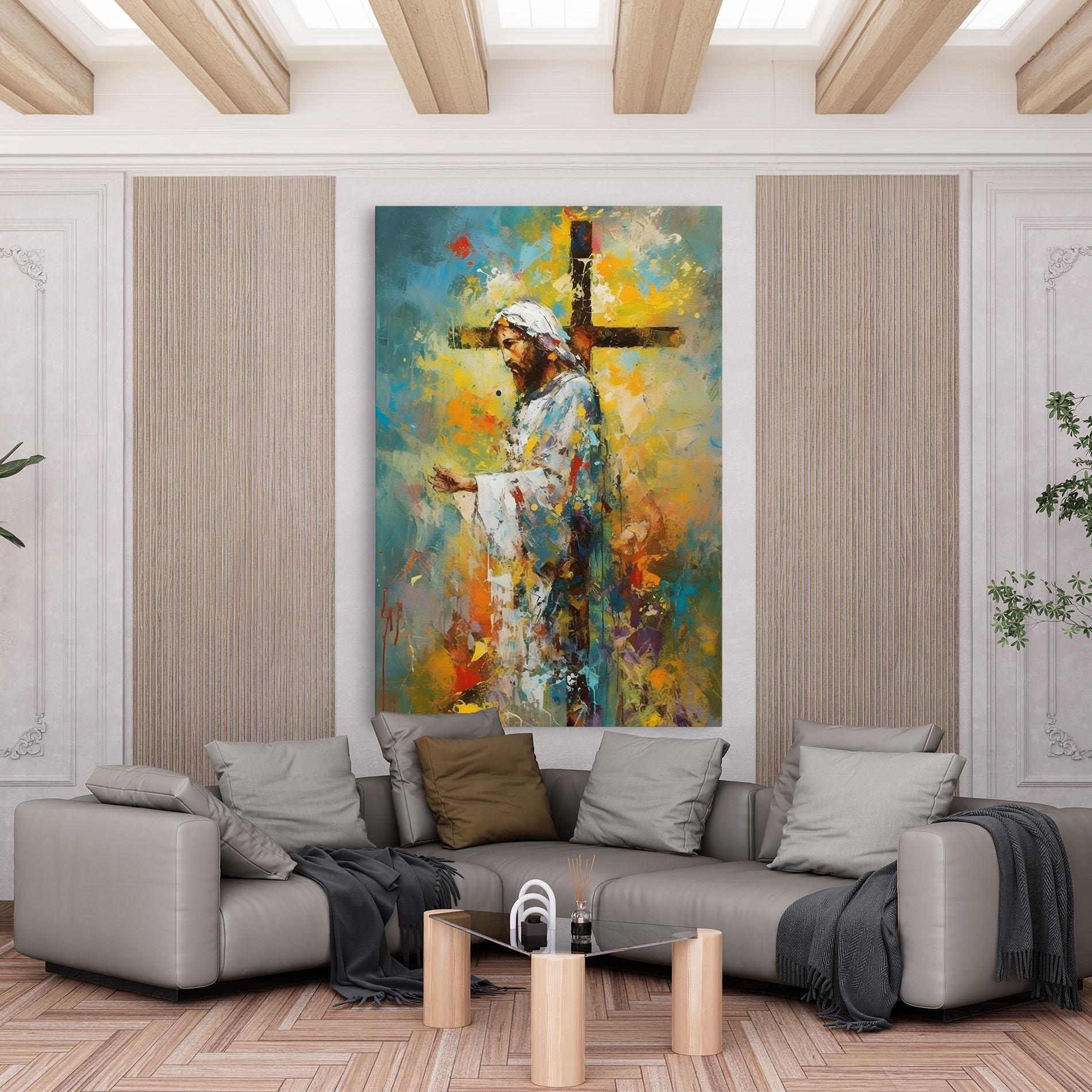 Картина на платно Christ Art Painting mockup 6