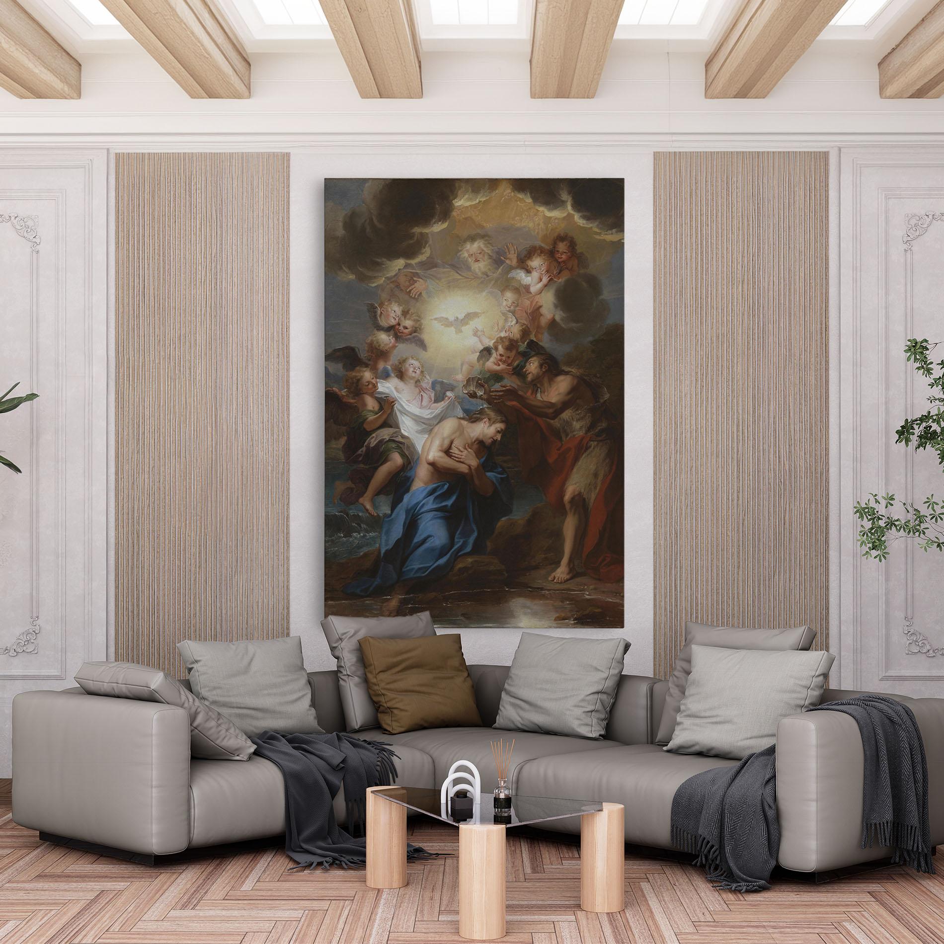 Картина на платно Divine Yellow Light mockup 6