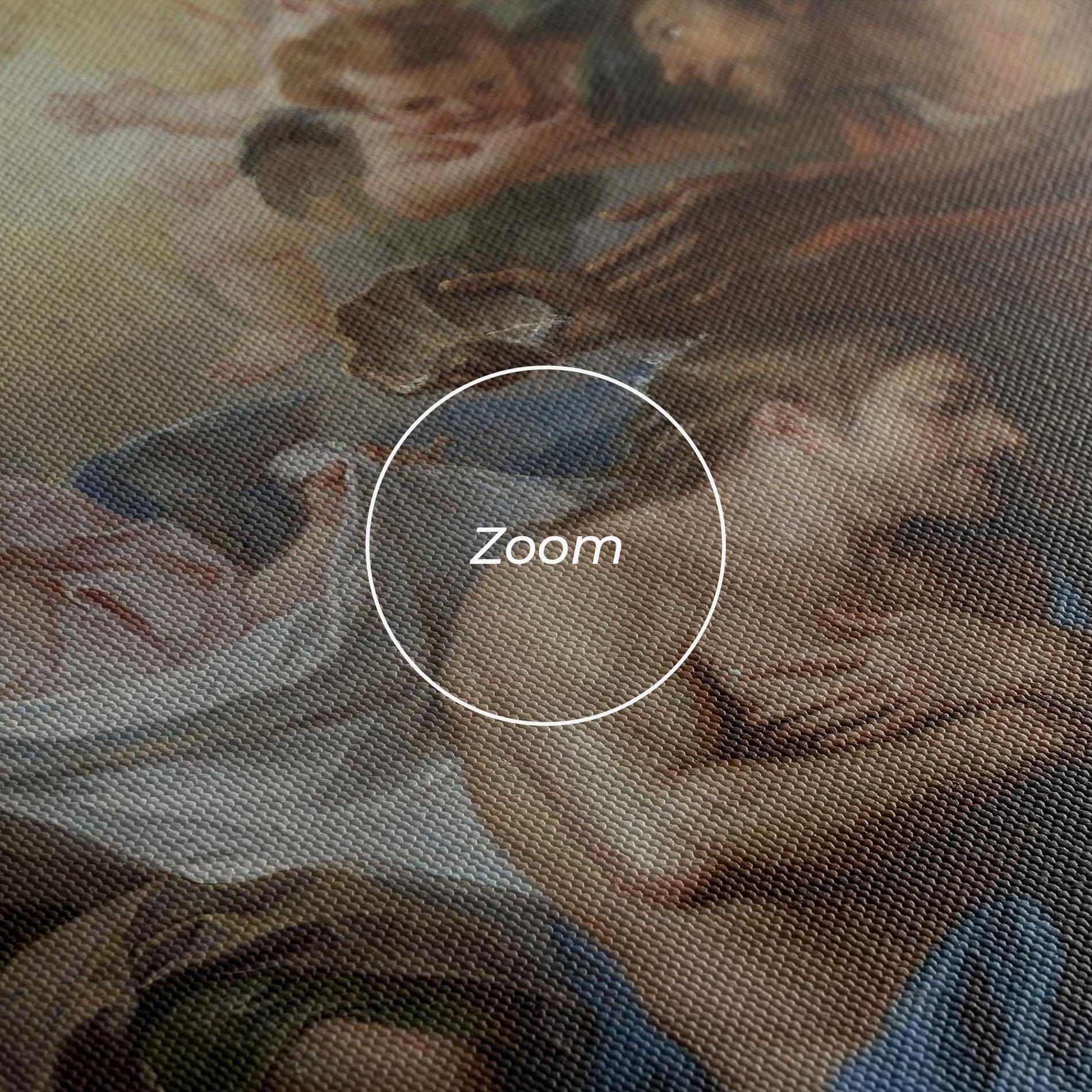 Картина на платно Divine Yellow Light mockup 3