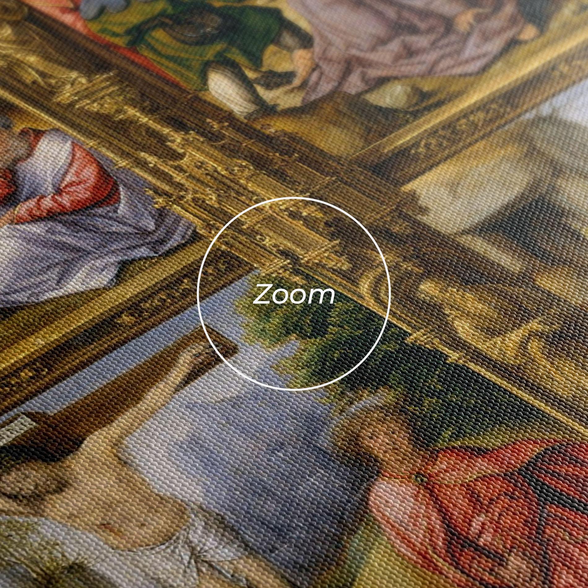 Картина на платно Gold Window View mockup 3