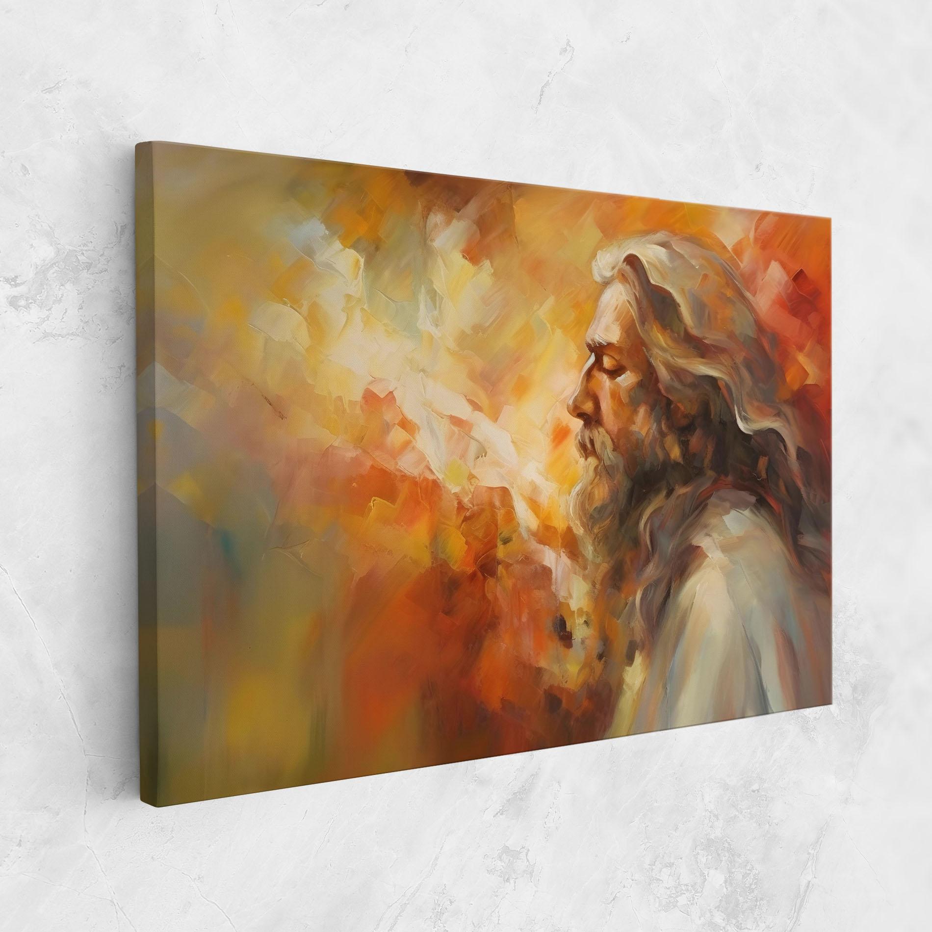 Картина на платно Christ Oil Painting mockup 1