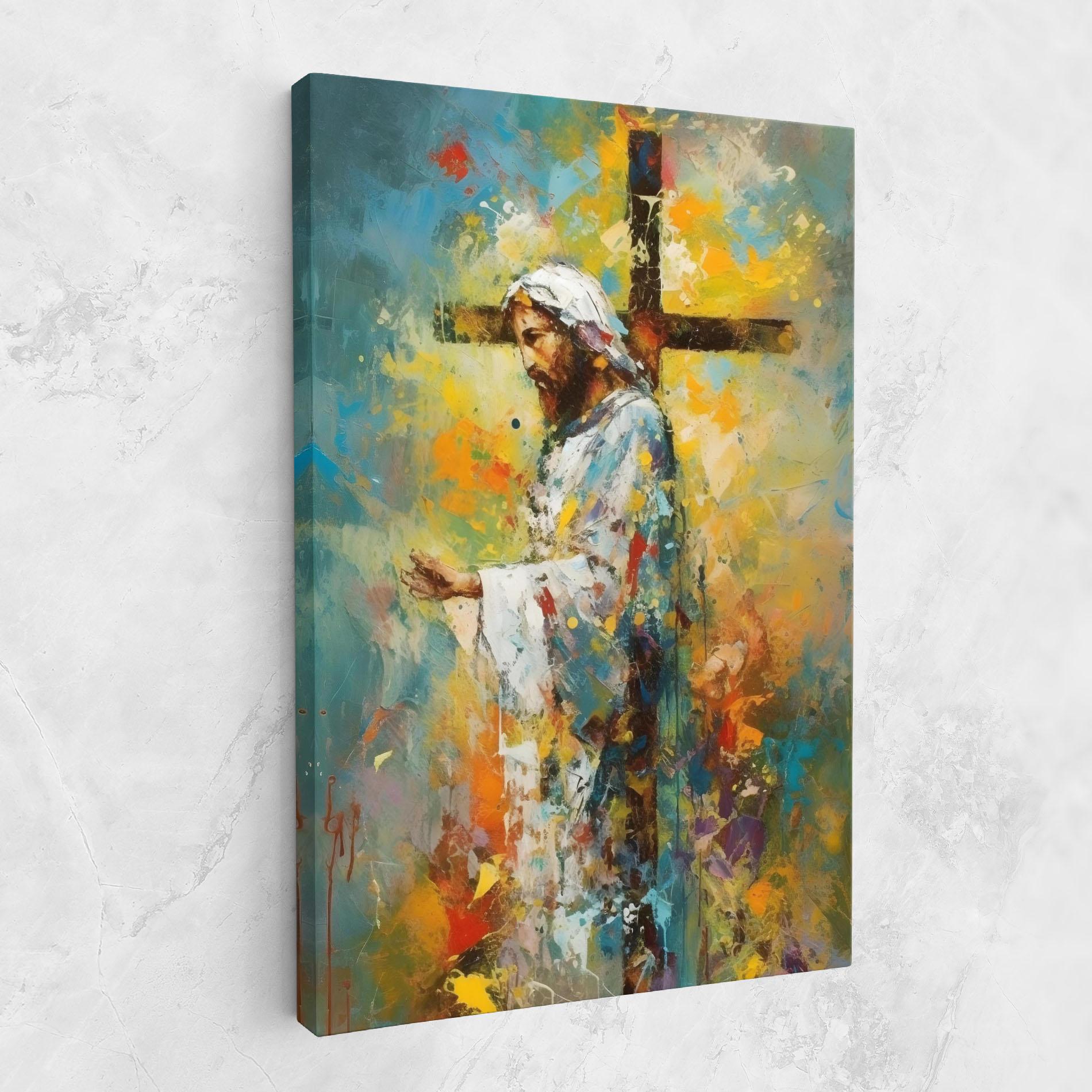 Картина на платно Christ Art Painting mockup 1