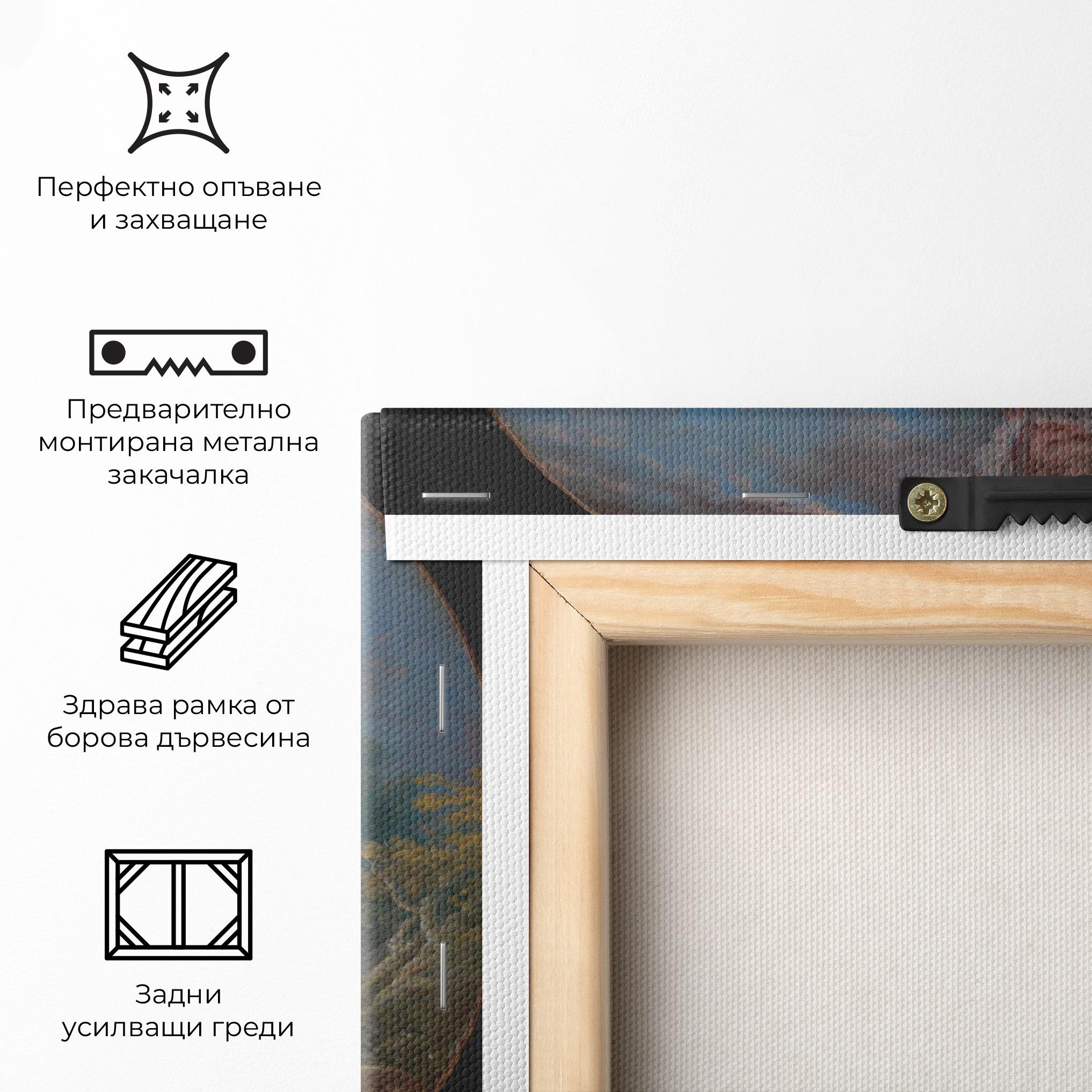 Картина на платно Religious Circle mockup 5