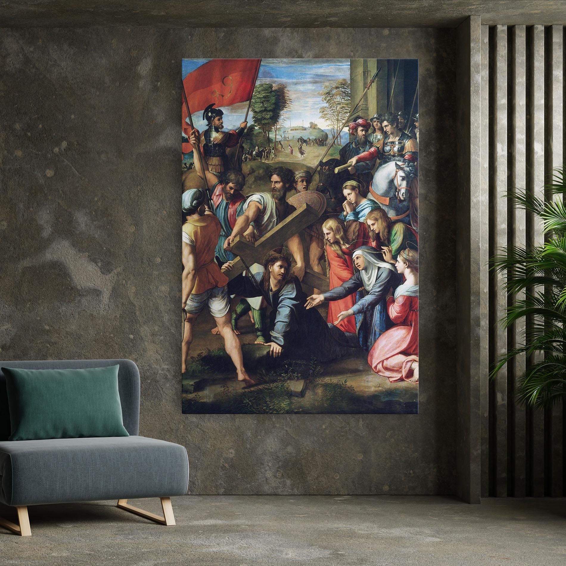 Картина на платно Taking The Cross mockup 7