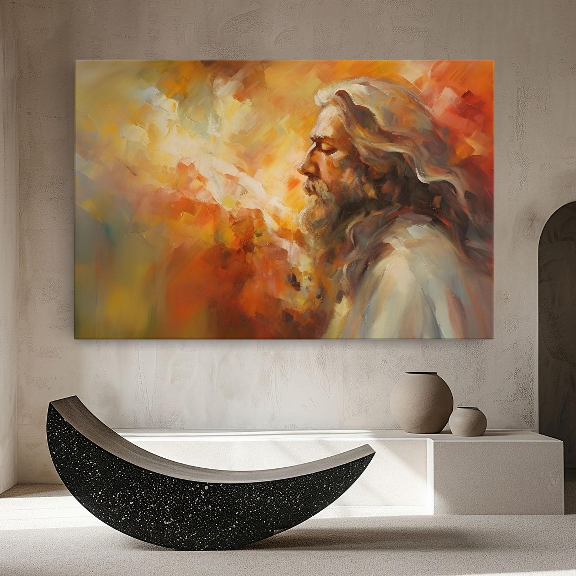 Картина на платно Christ Oil Painting mockup 8