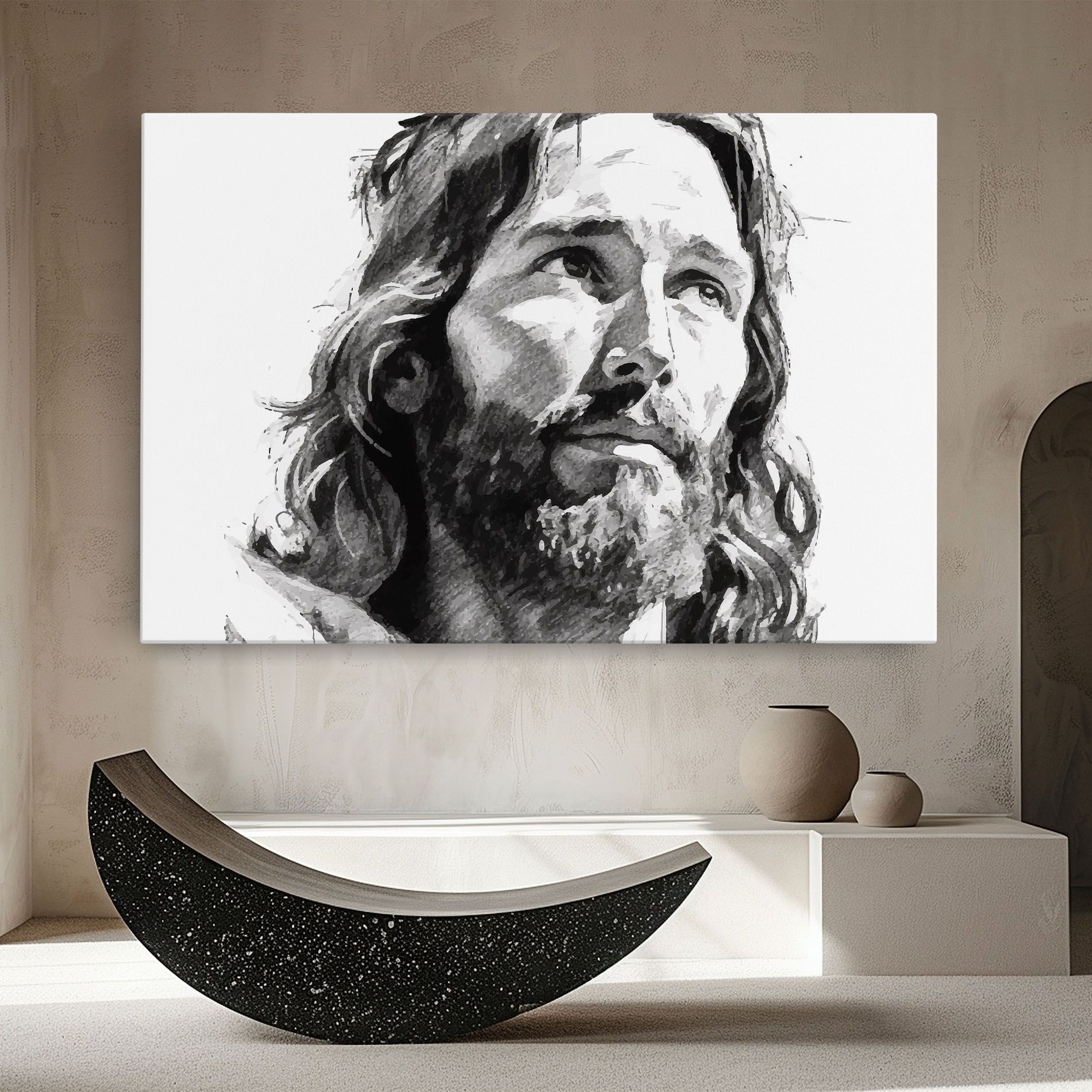 Jesus Drawing mockup 8