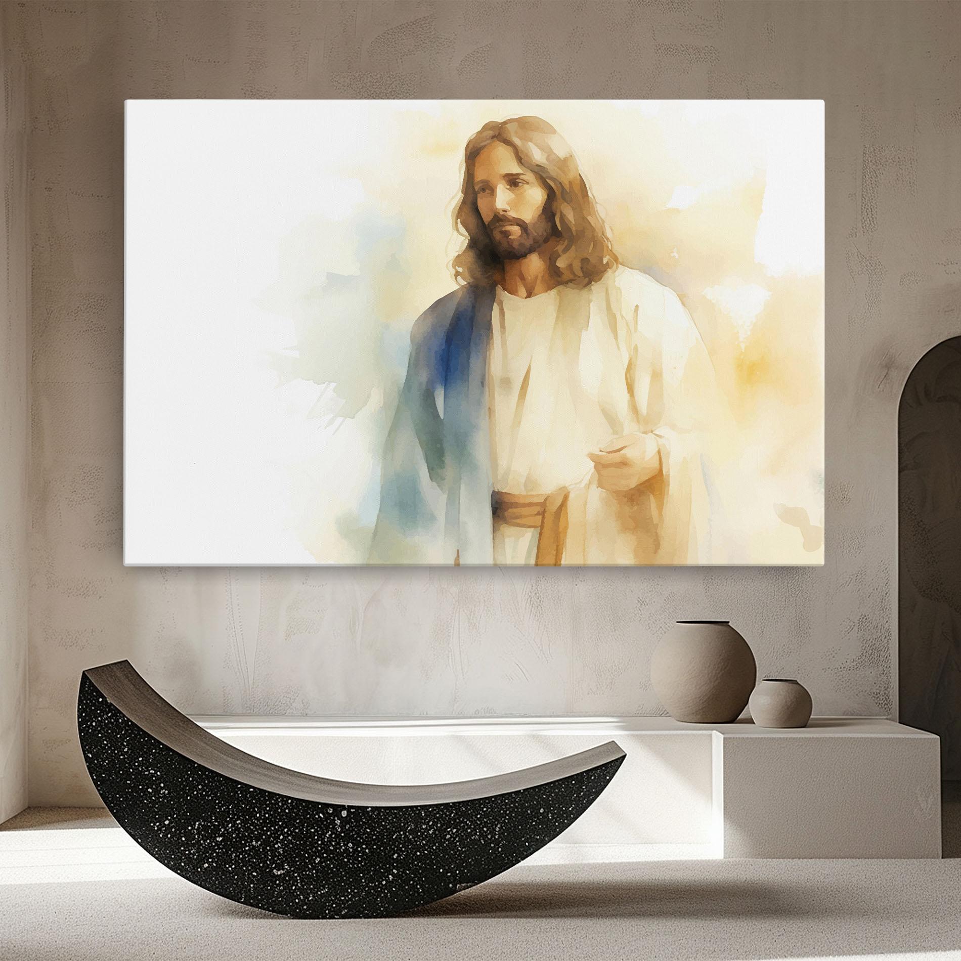 Картина на платно Jesus Light Art mockup 8
