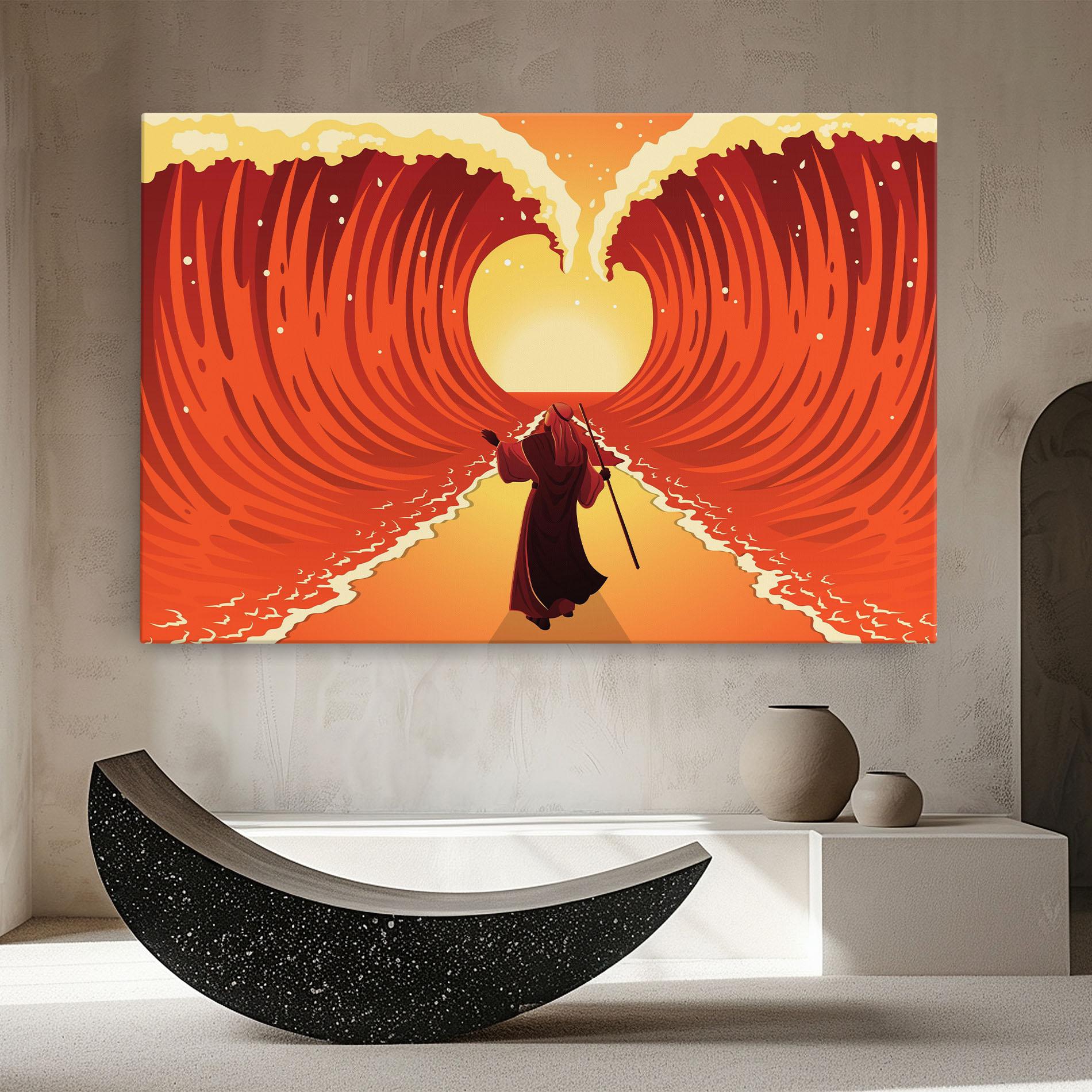 Картина на платно Moses mockup 8